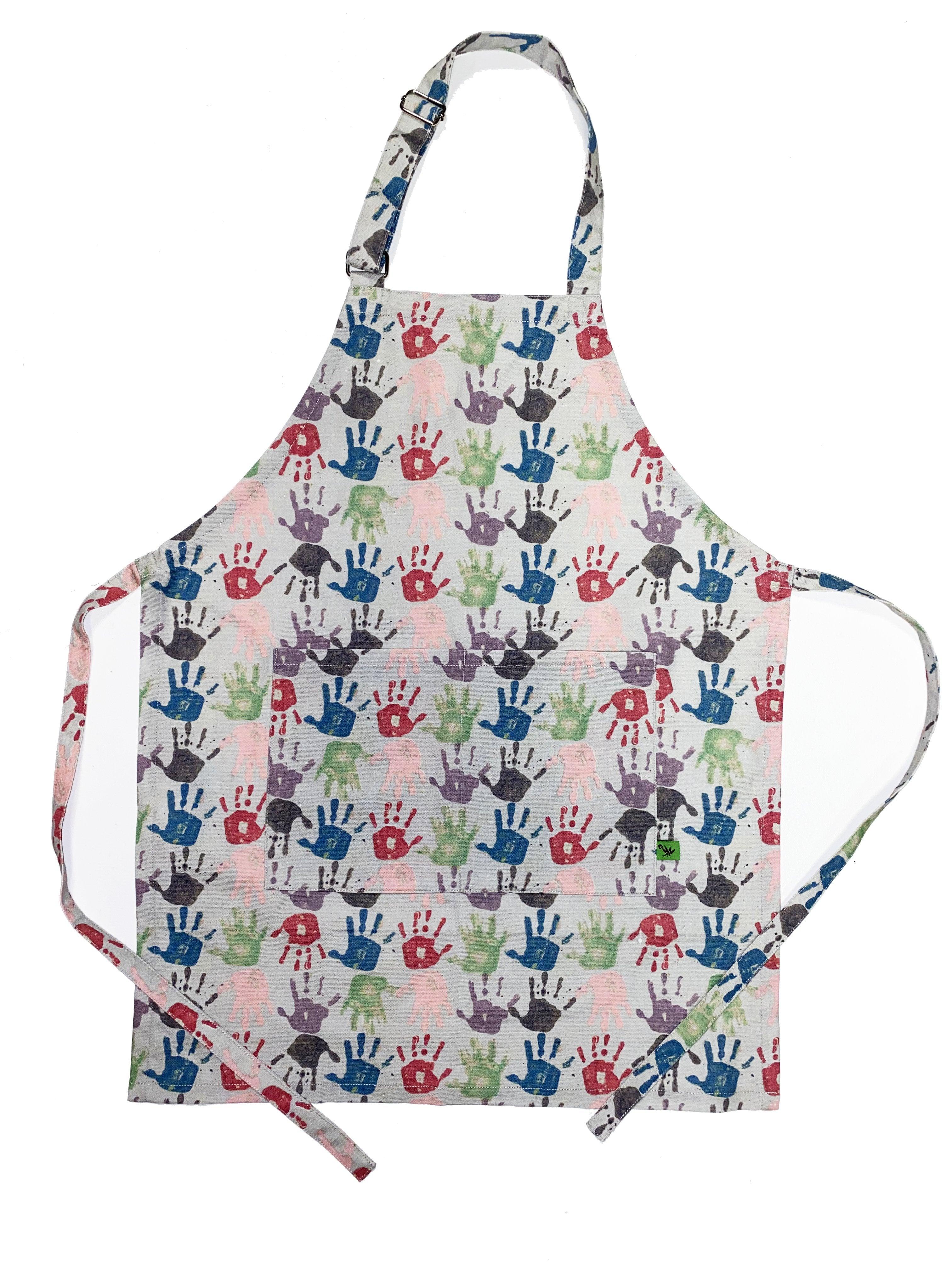 Hands Print Adult Apron