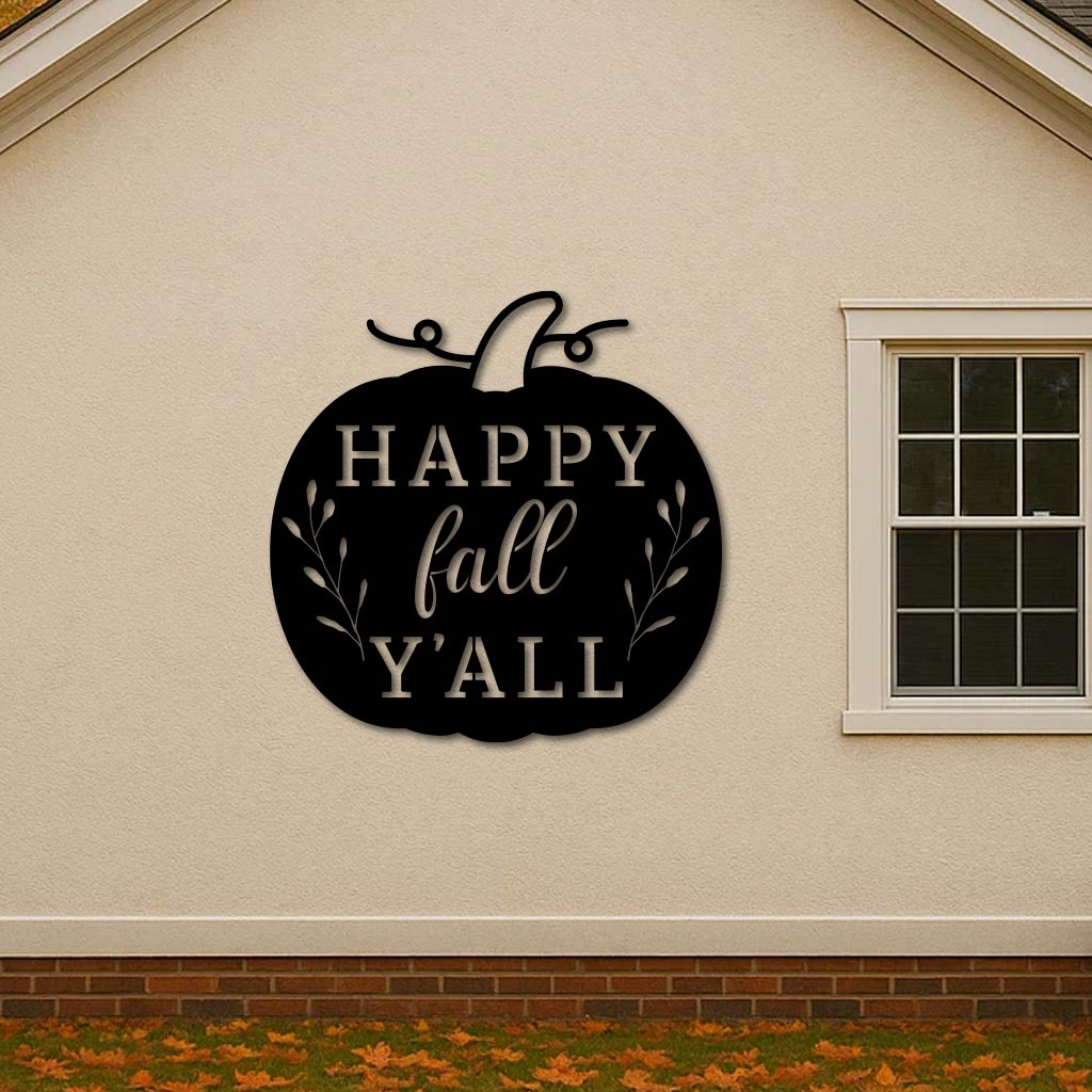 Happy Fall Y'all Sign-0