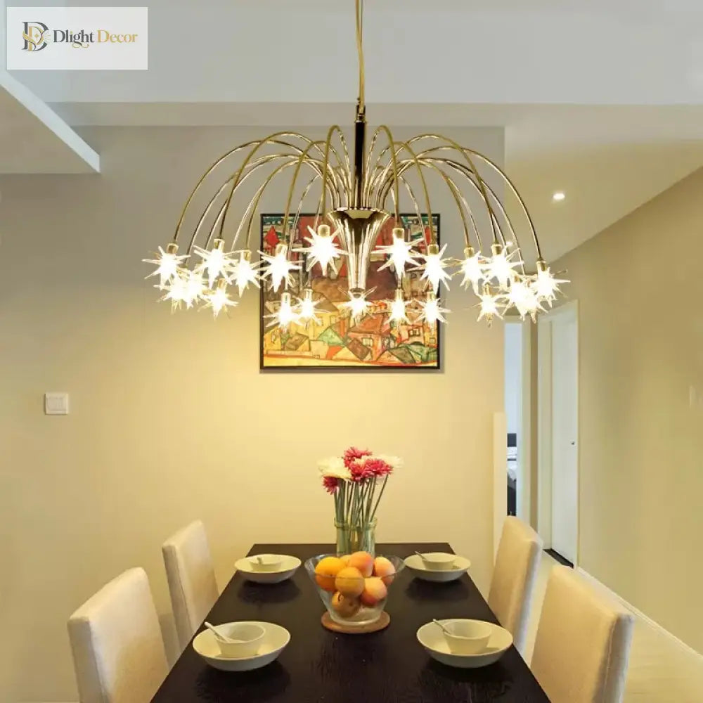 Harlow Chandelier | Modern Dining Room Home Lighting