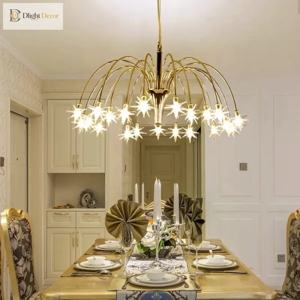 Harlow Chandelier | Modern Dining Room Home Lighting