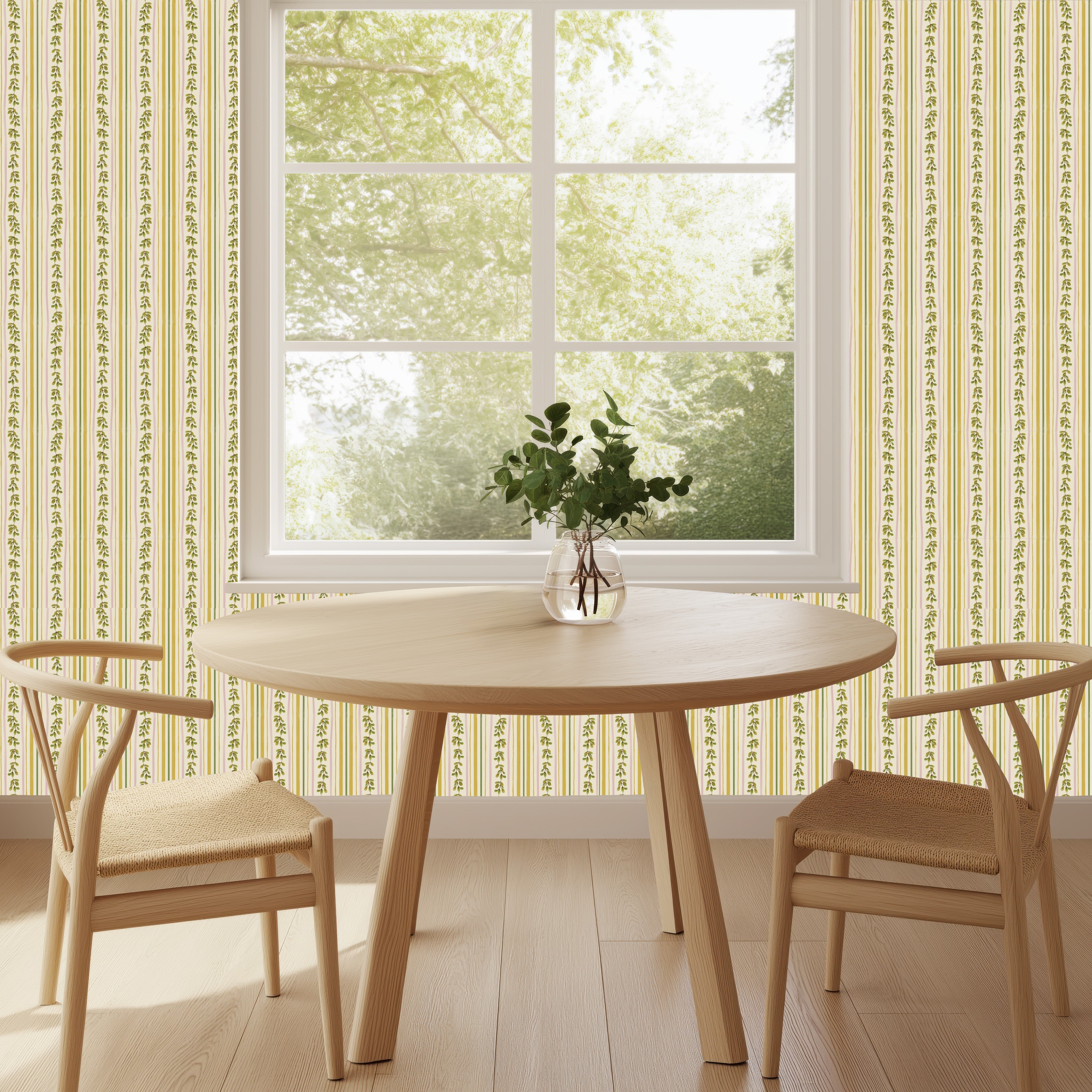 Hedge Wallpaper by Strawberry Snail Illustrations