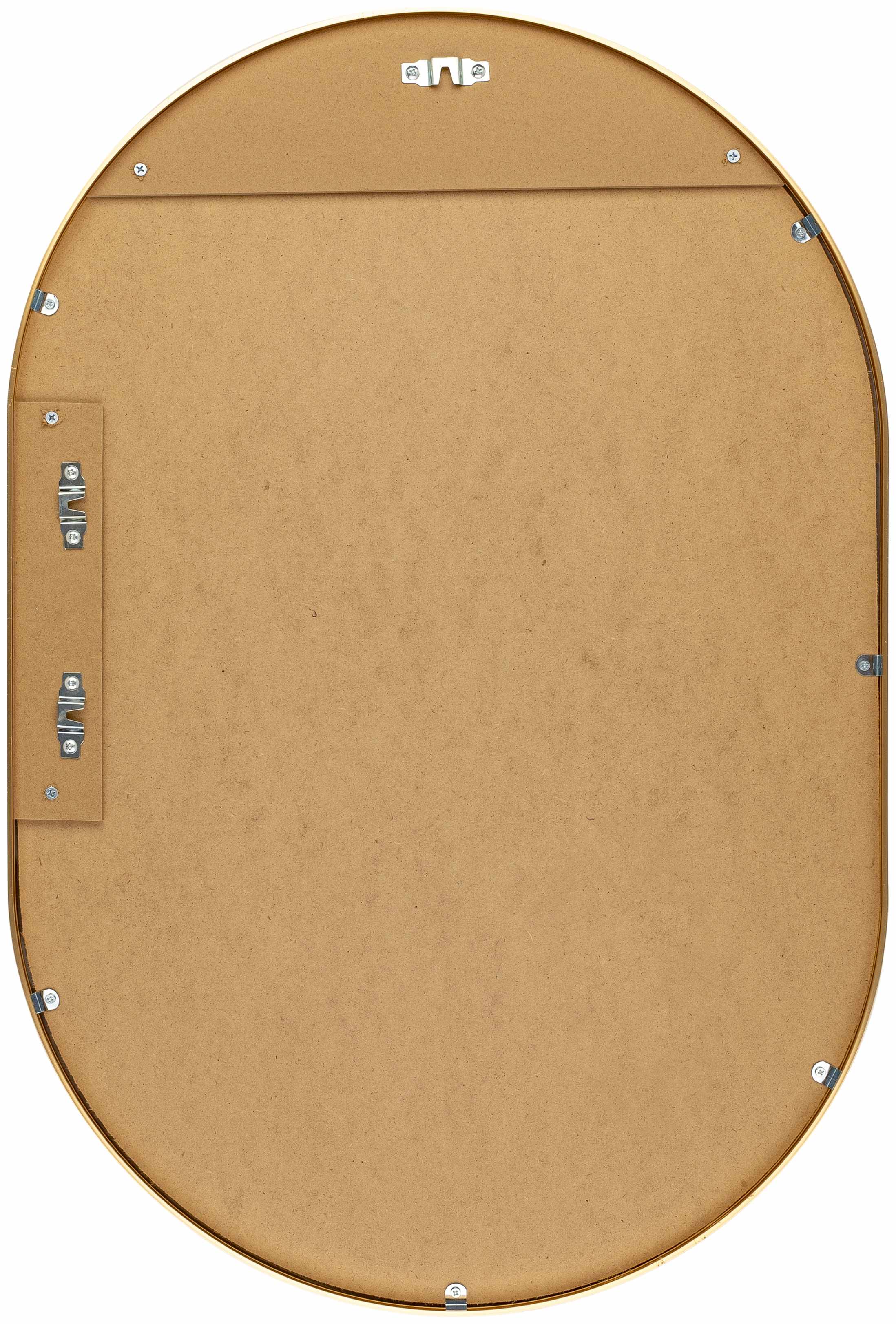 Hagenburg Gold Iron Frame Mirror-1