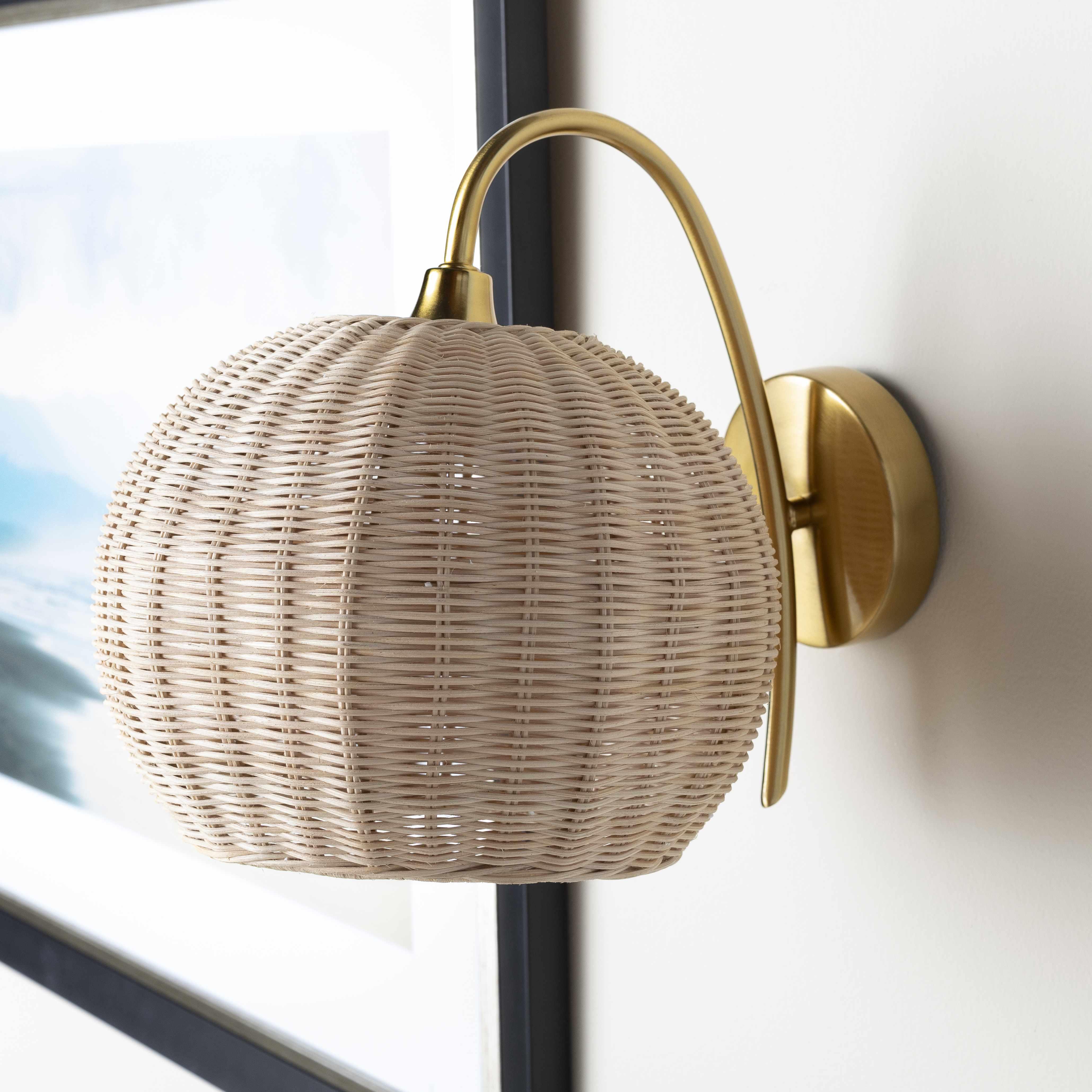 Hindang Rattan Wall Sconces - PRHOMZ