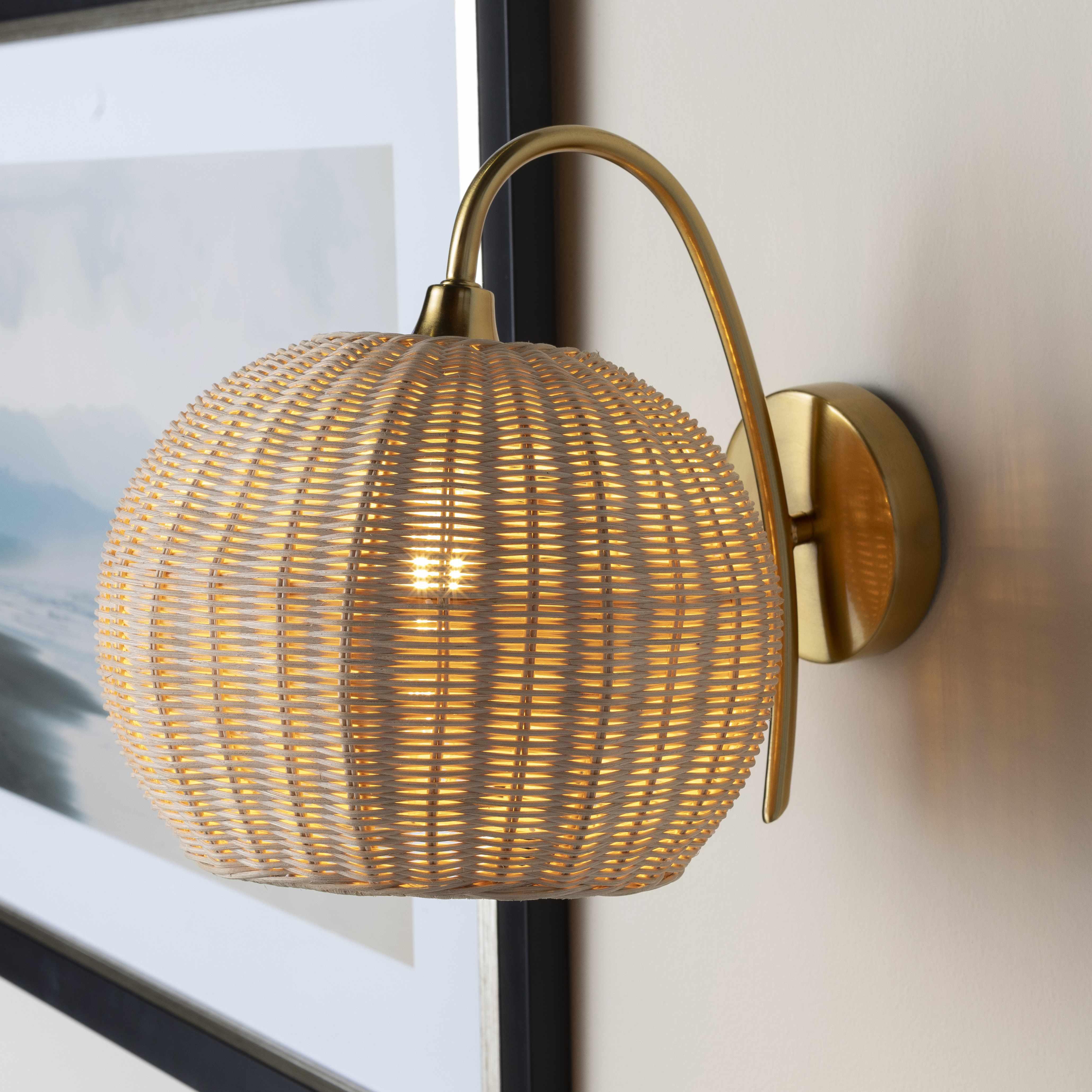 Hindang Rattan Wall Sconces - PRHOMZ
