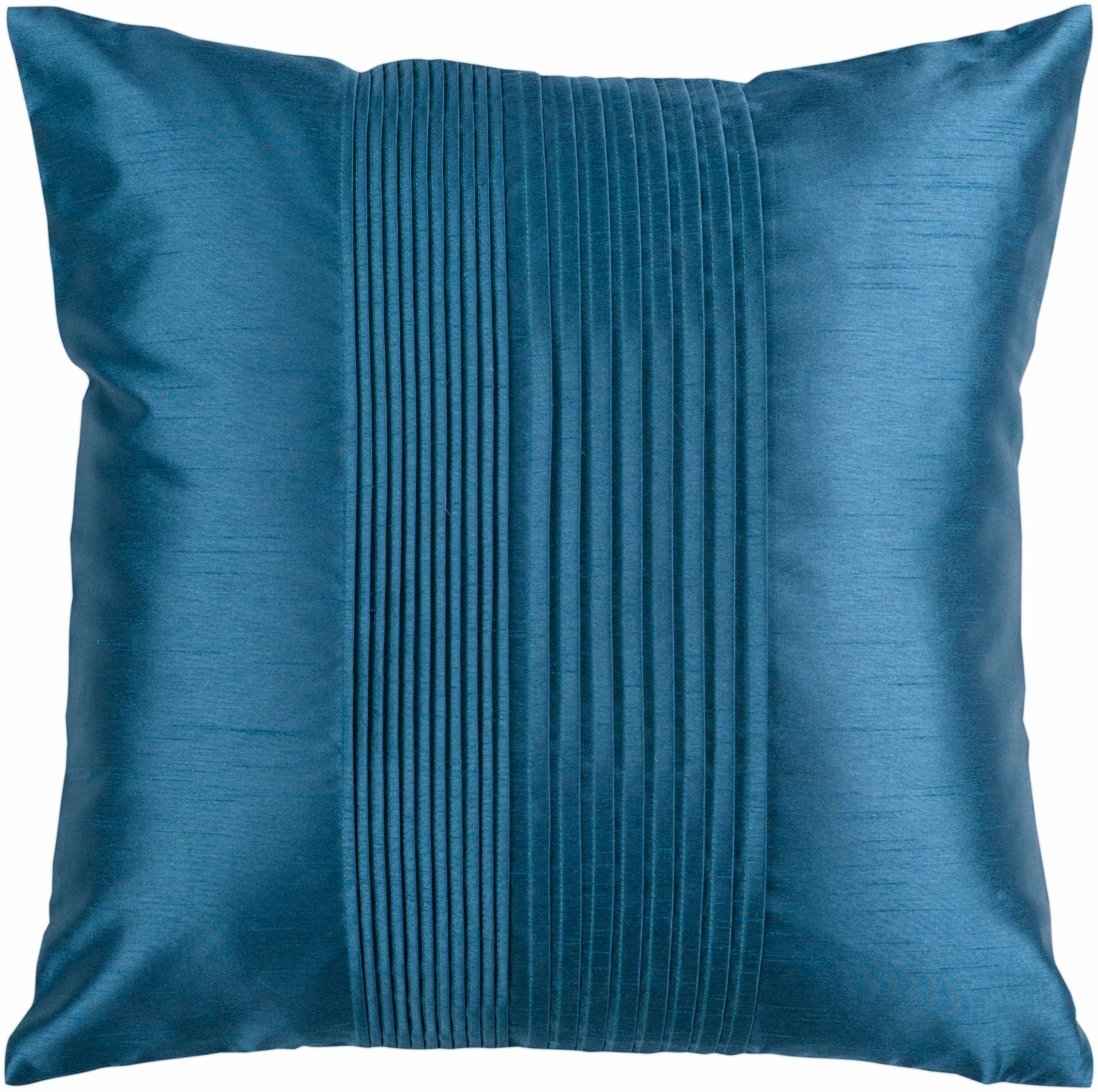 Hiltons Deep Teal Square Throw Pillow-1