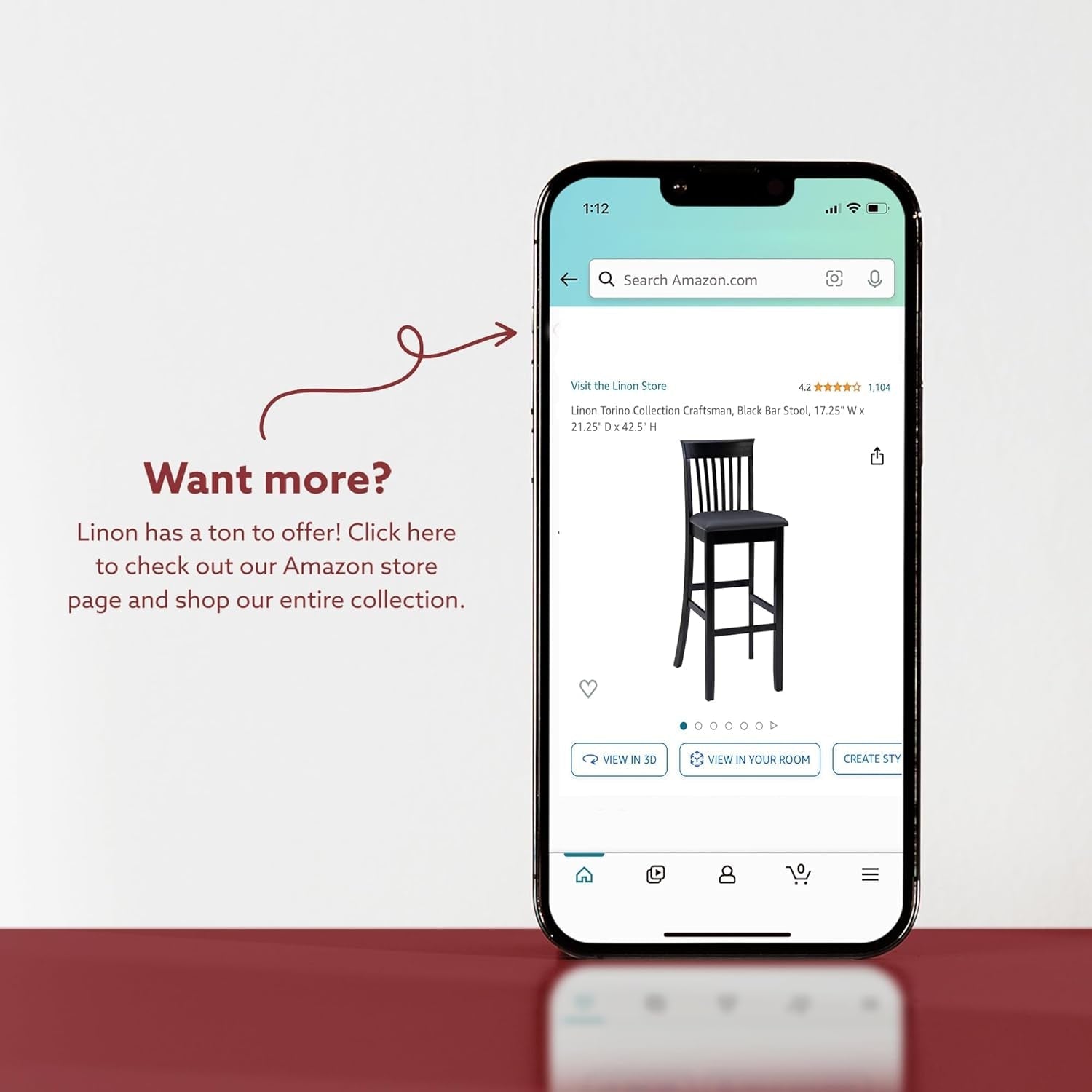 Black X Back Counter Stool 16W 37H Rubberwood Bar Stool