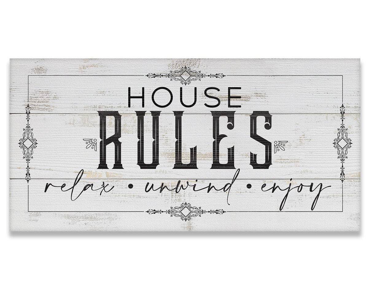 House Rules - Canvas