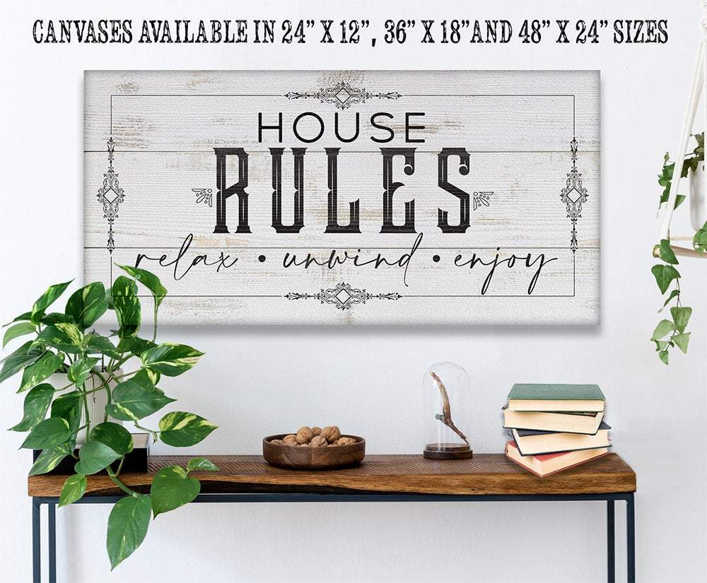 House Rules - Canvas