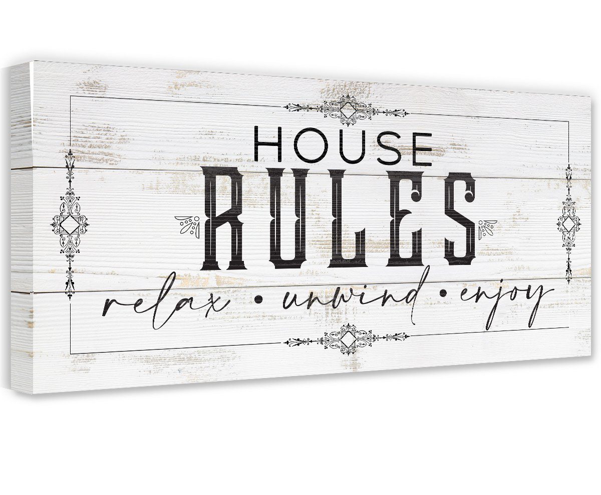 House Rules - Canvas