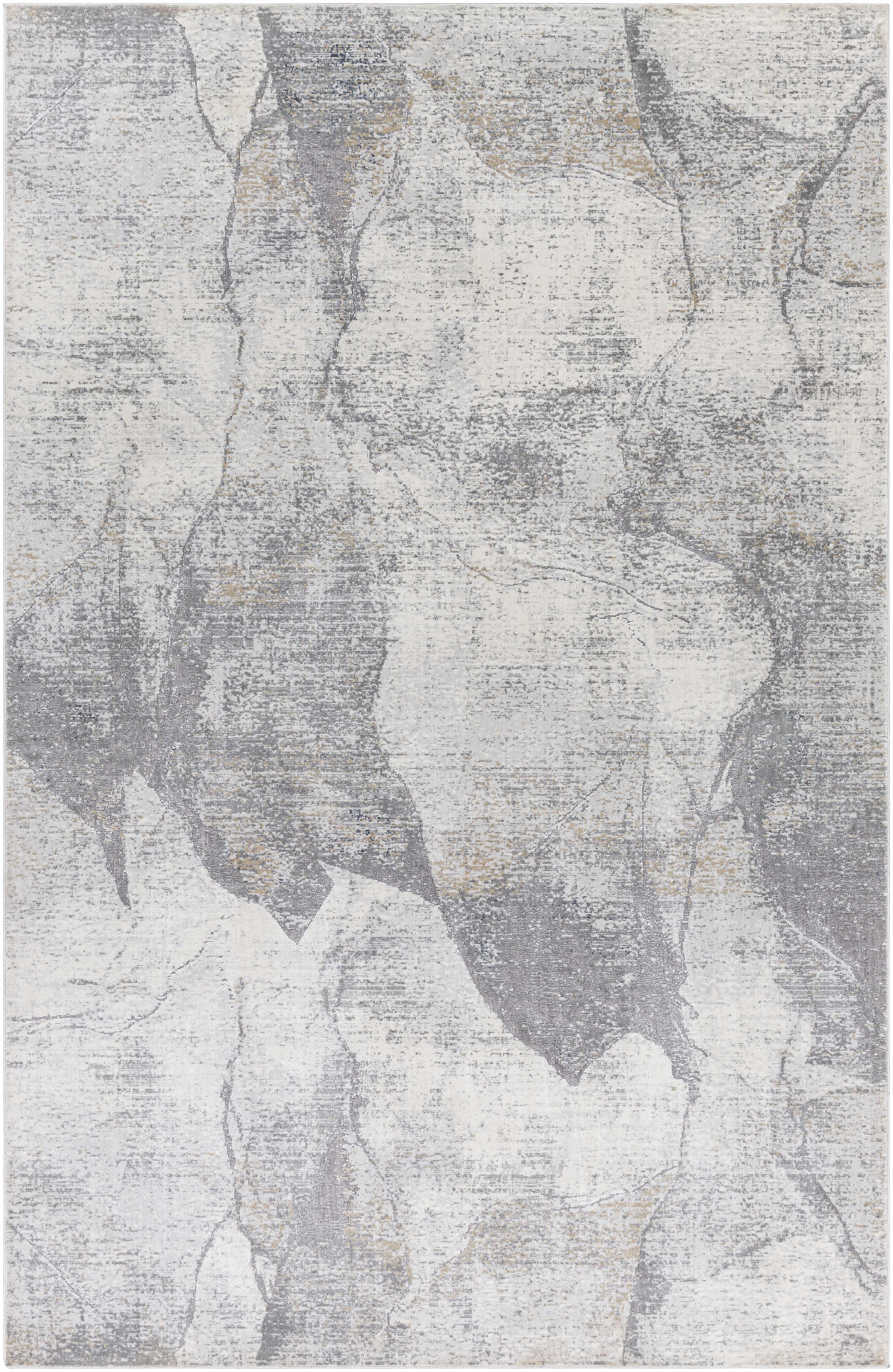 Hulme Gray Marble Luxe Rug - PRHOMZ