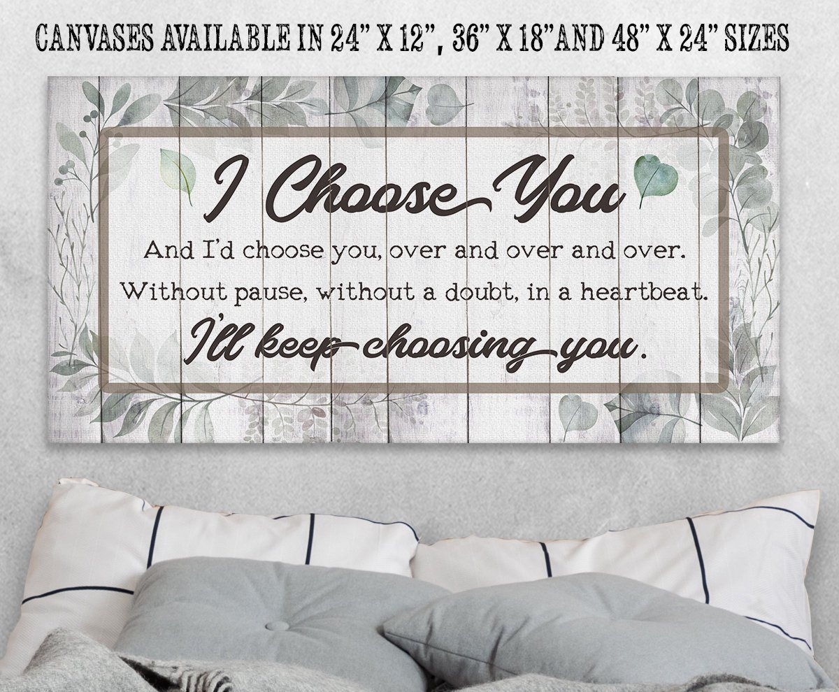 I Choose You - Canvas
