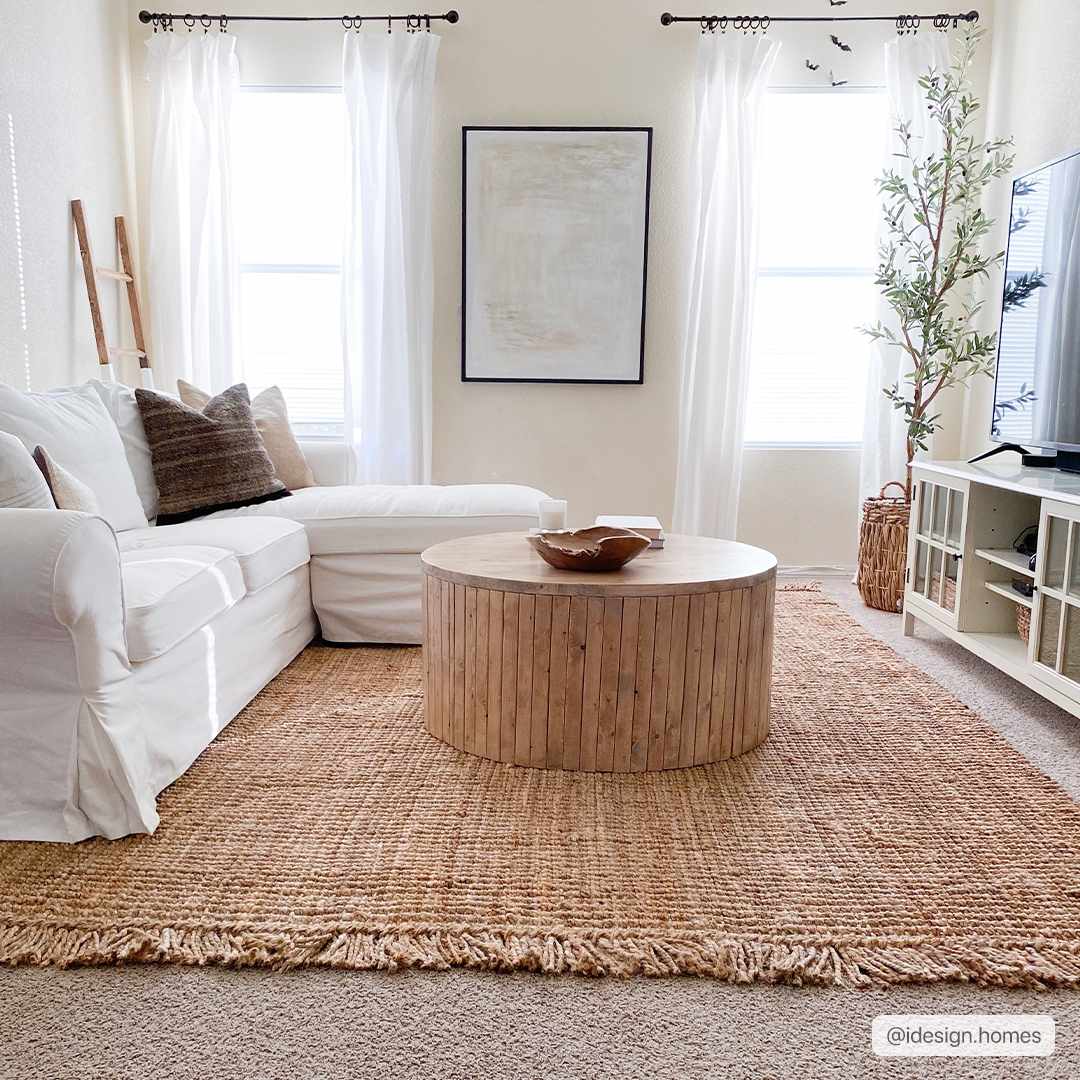 Senneterre Natural Jute Rug – Eco-Friendly & Stylish - PRHOMZ
