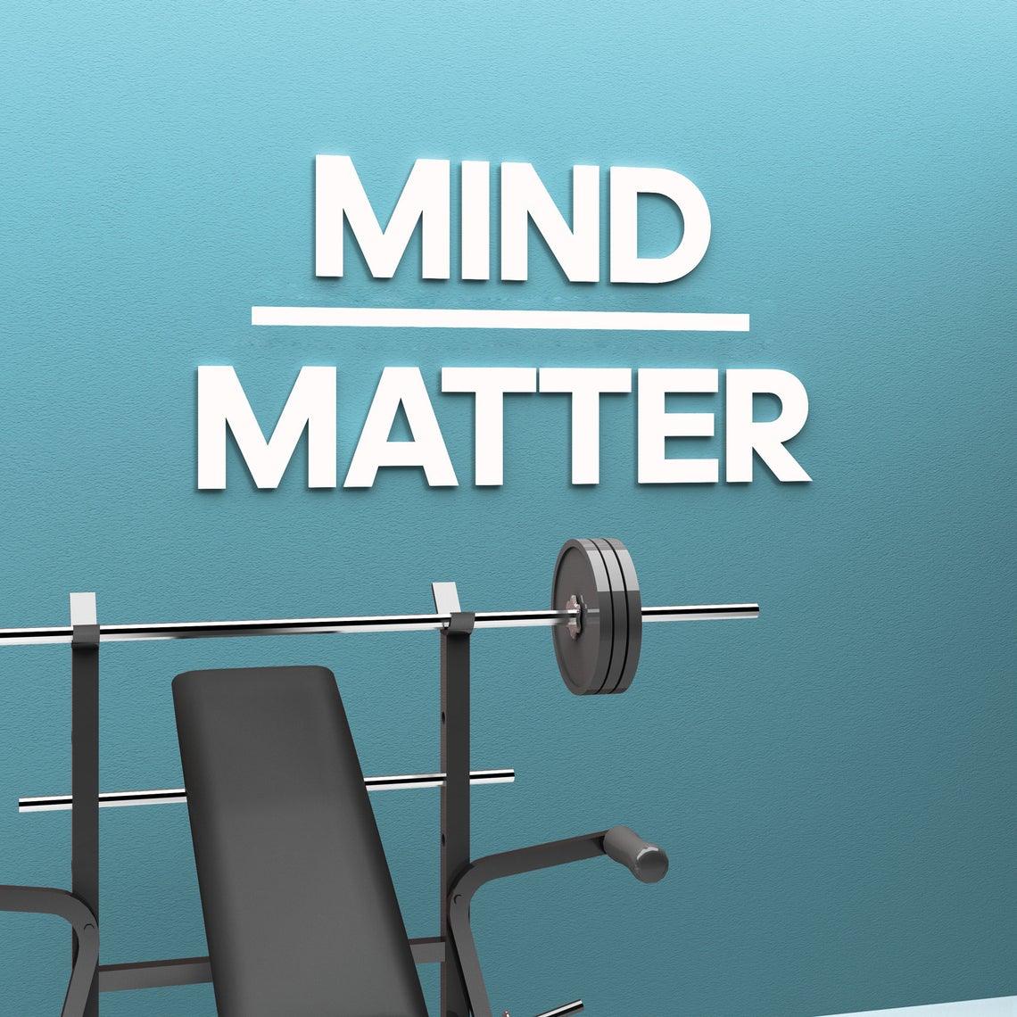 Mind Matter - 3D Gym Decor - PRHOMZ