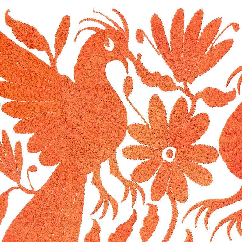 Set of 4 | Mexican Decorative Cushion Covers | Otomi Design Covers | Cotton Linen Fabric | Embroidered | With OR Without Insert - PRHOMZ