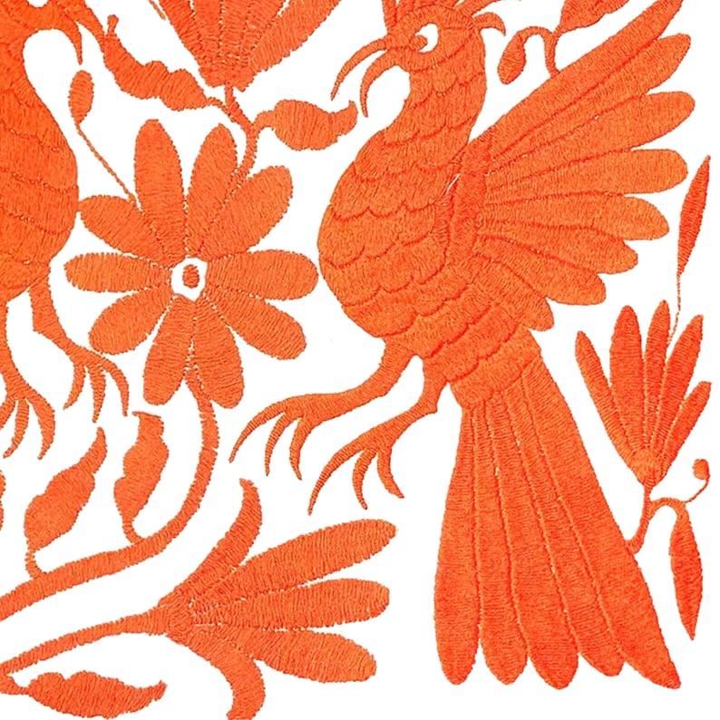 Set of 4 | Mexican Decorative Cushion Covers | Otomi Design Covers | Cotton Linen Fabric | Embroidered | With OR Without Insert - PRHOMZ