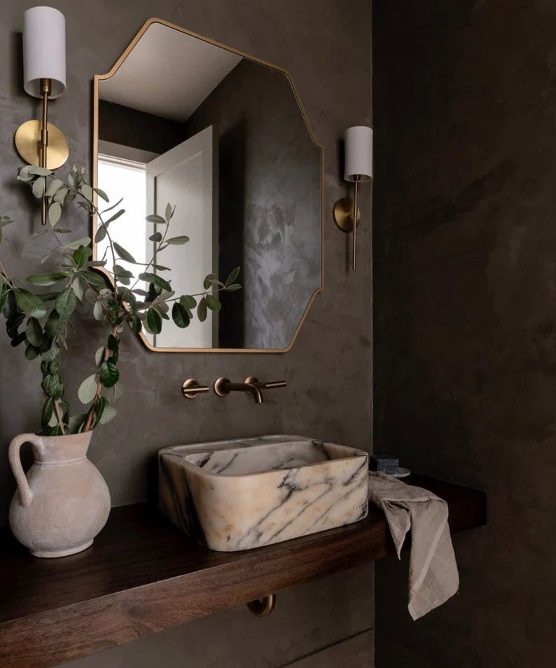 Architectural Unique Mirror Asymmetrical Wall Mirror