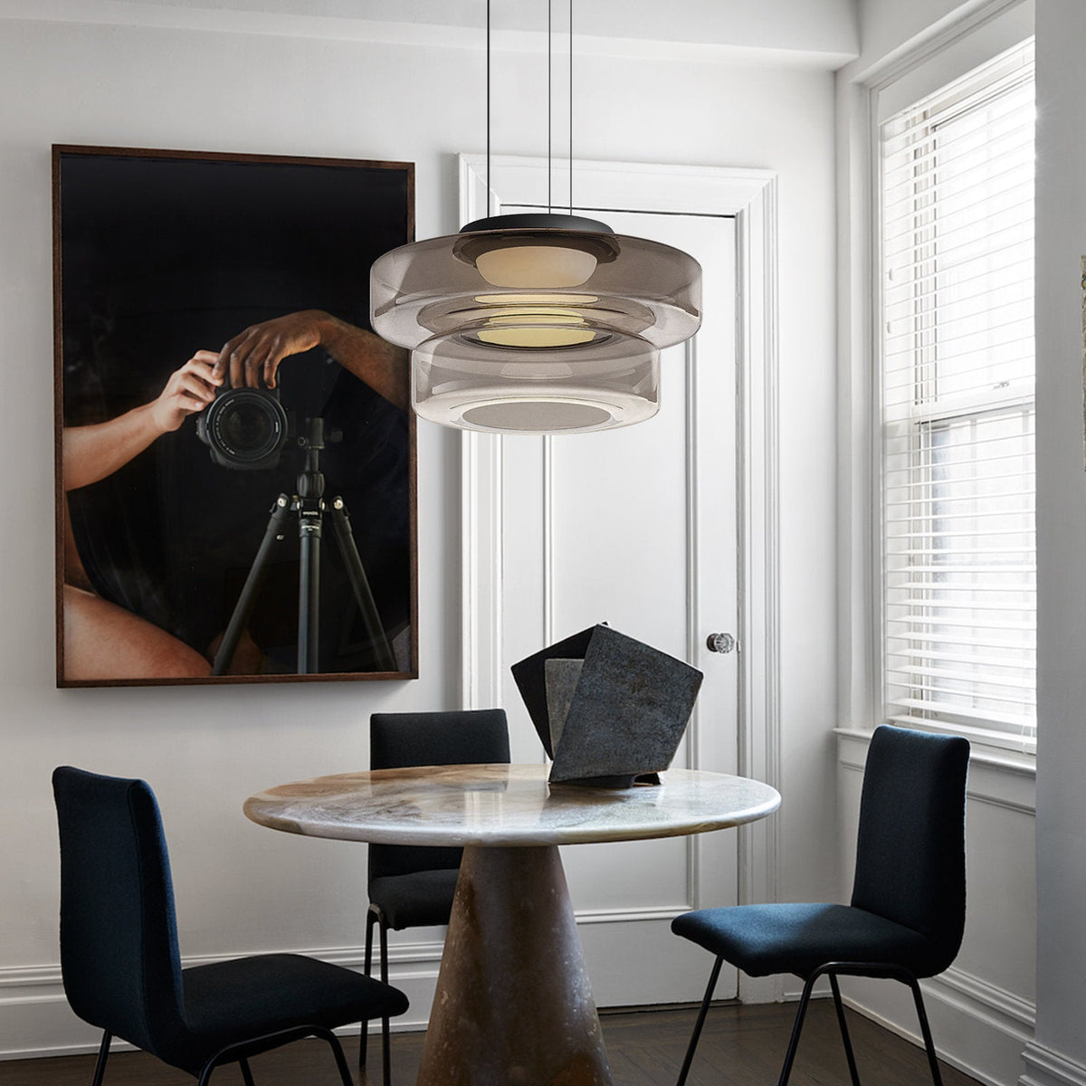 Bauhaus Glass Pendant Light Modern Hanging Ceiling Lamp Fixture