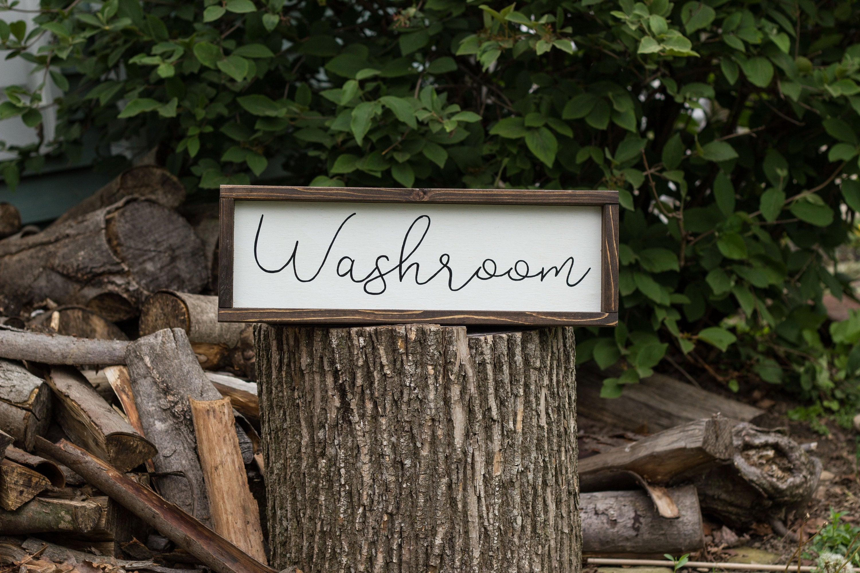 Washroom Sign - PRHOMZ