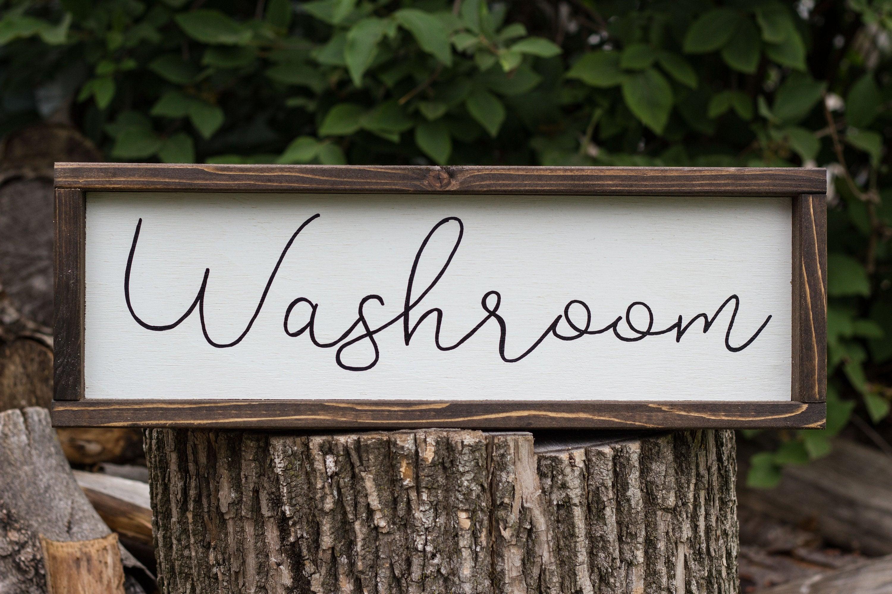 Washroom Sign - PRHOMZ