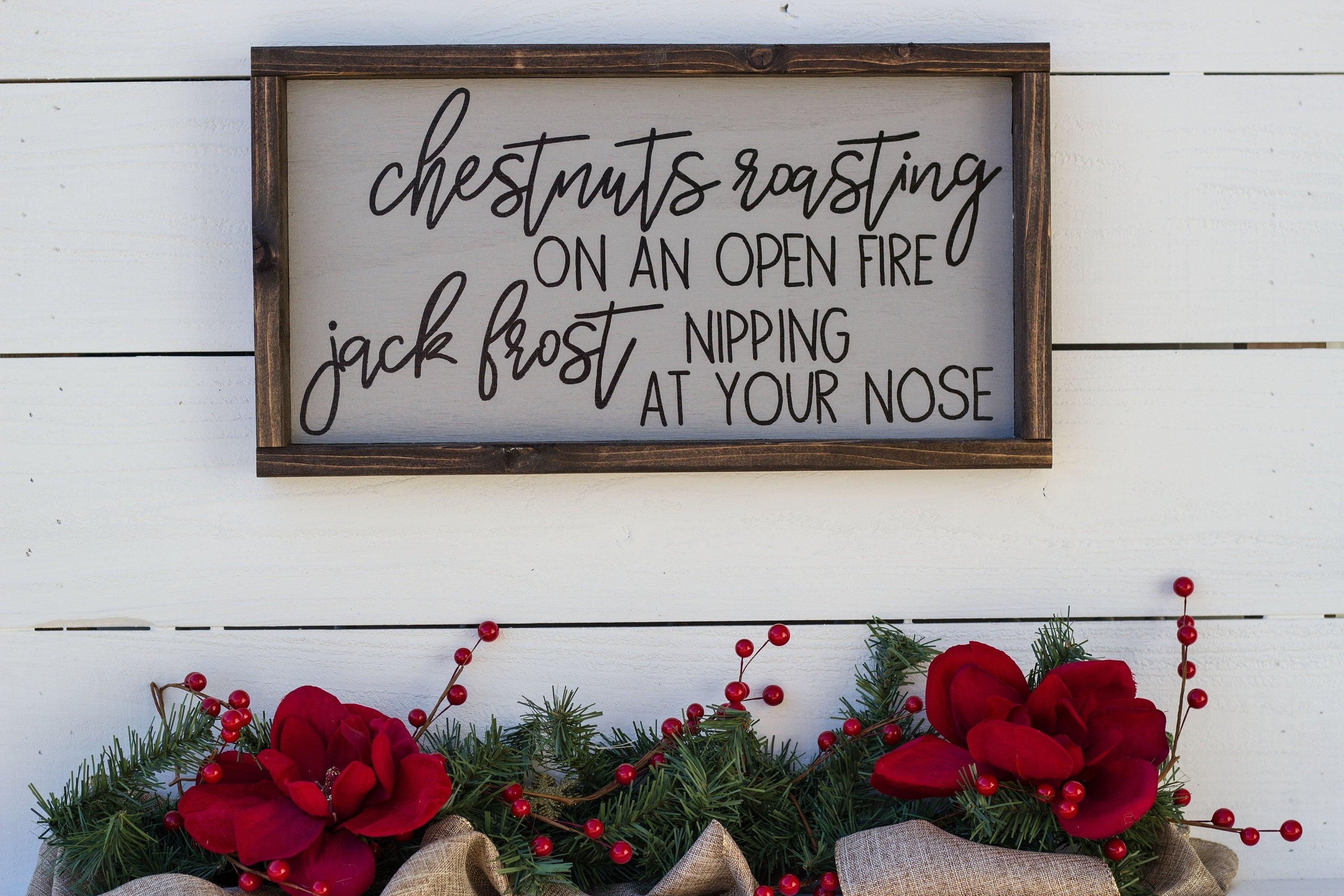 Chestnuts Roasting on an Open Fire Jack Frost Nipping At Your Nose - PRHOMZ