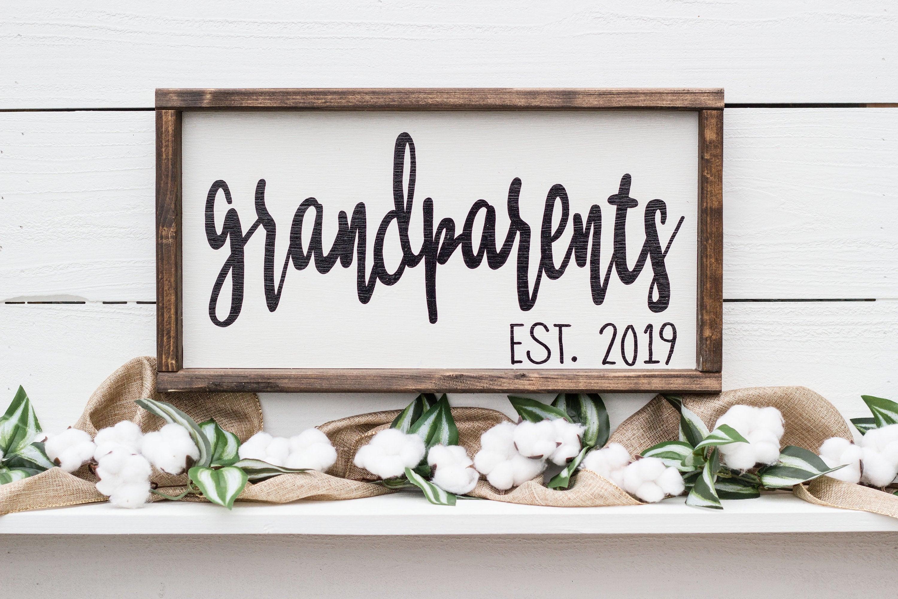 Grandparents Est. Sign - PRHOMZ