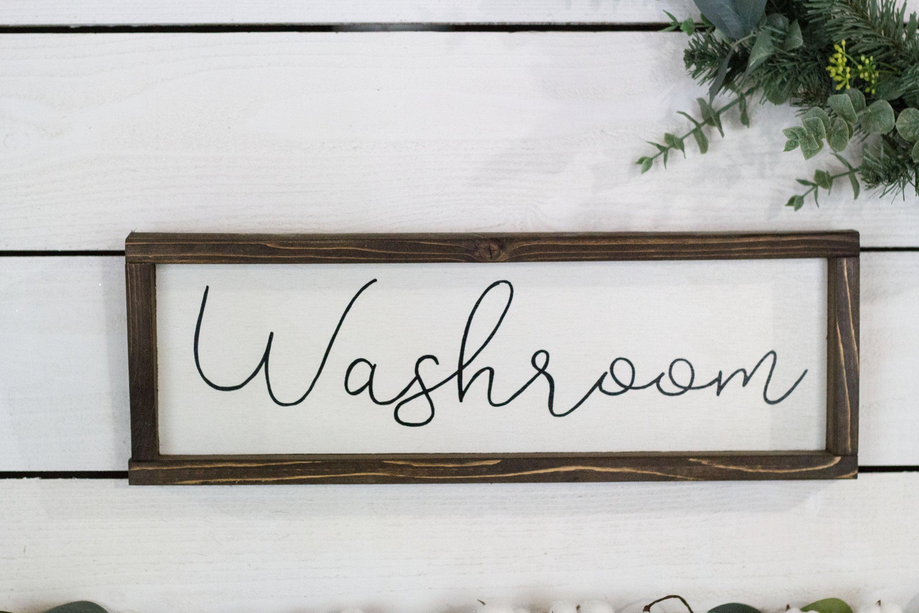 Washroom Sign - PRHOMZ