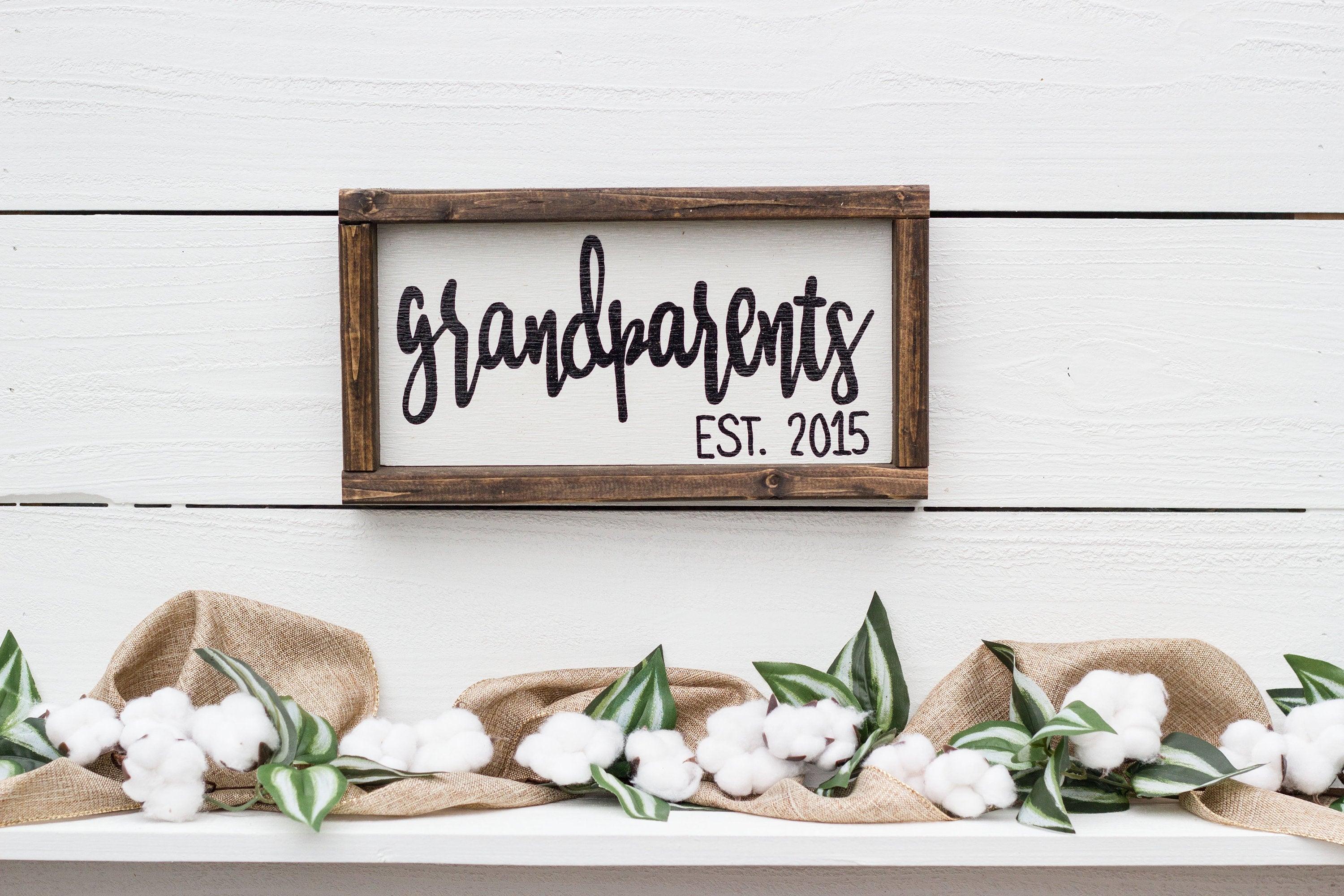 Grandparents Est. Sign - PRHOMZ