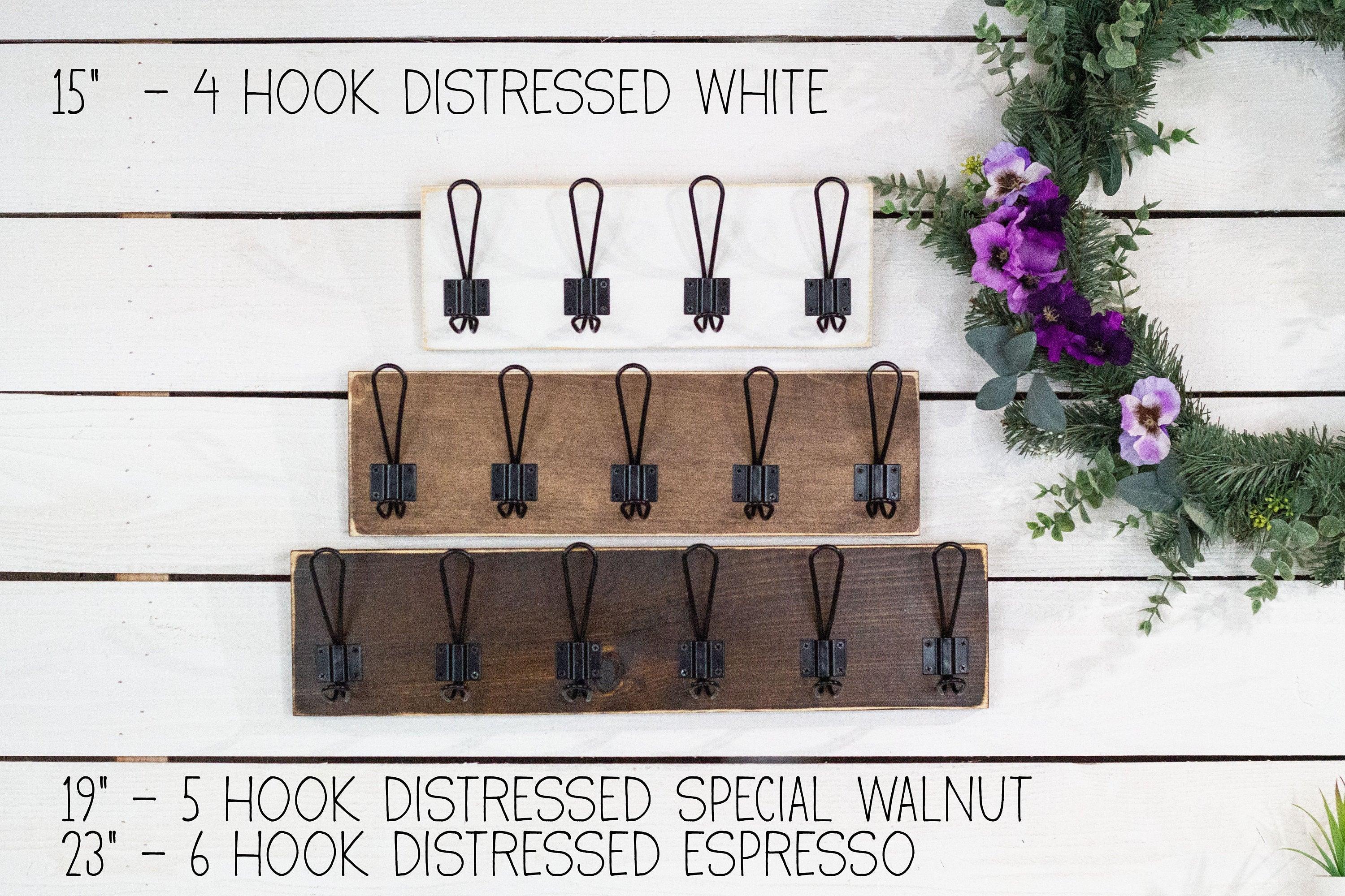Wall Mount Coat Rack with Farmhouse Hooks - PRHOMZ