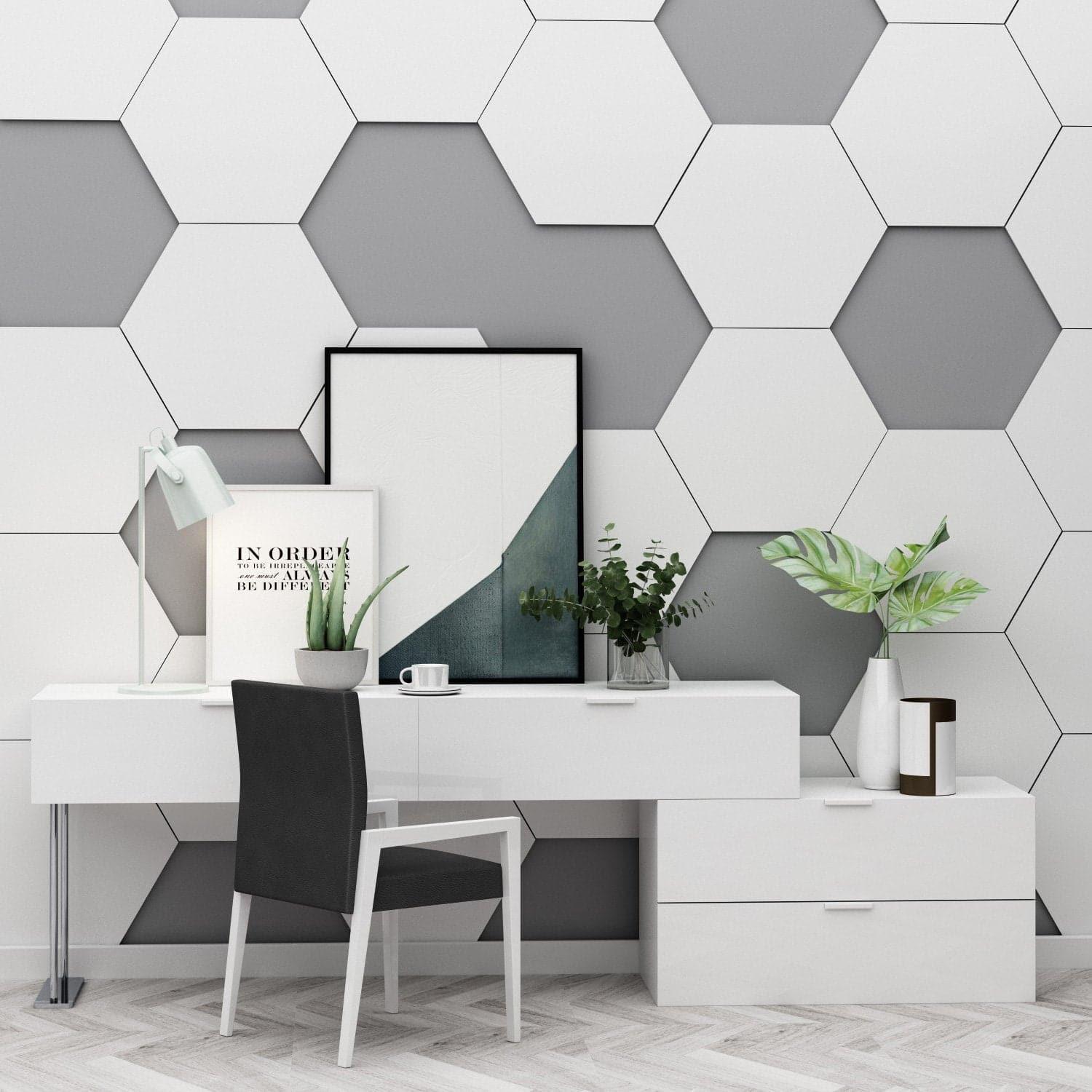 3D Hexagon Wall Decor (Pack 30) - PRHOMZ