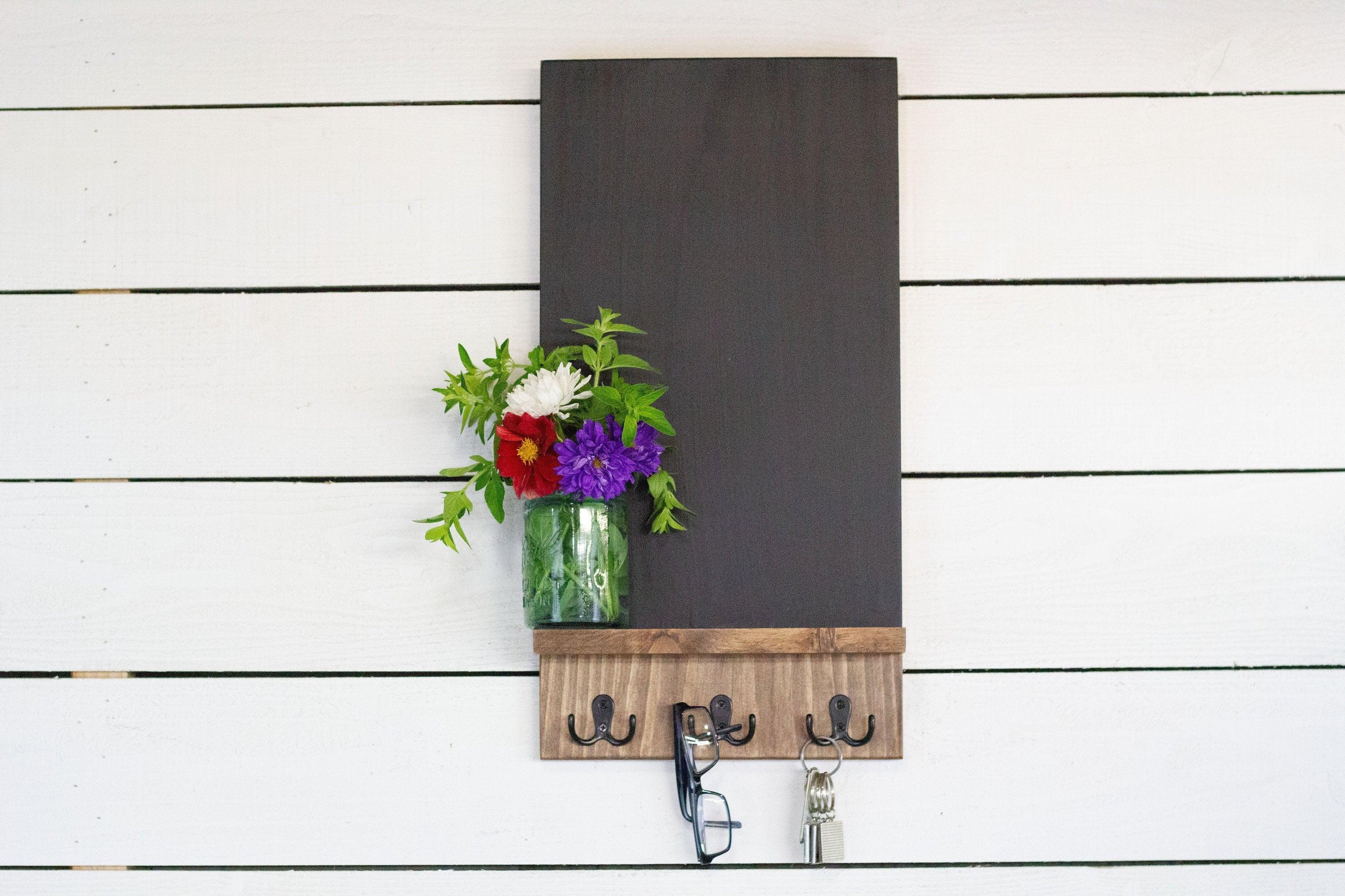 Chalkboard Command Center with Key Hooks - PRHOMZ