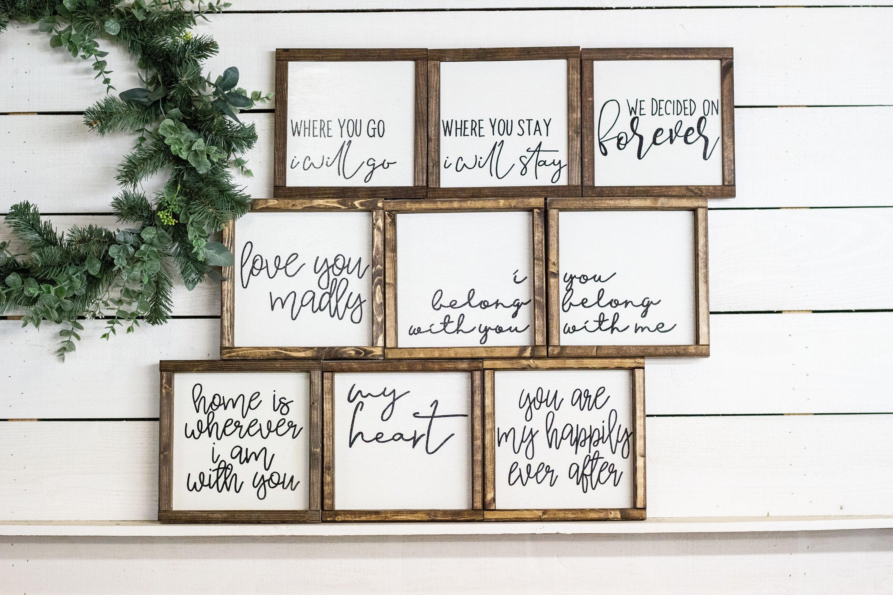 love wood sign - PRHOMZ