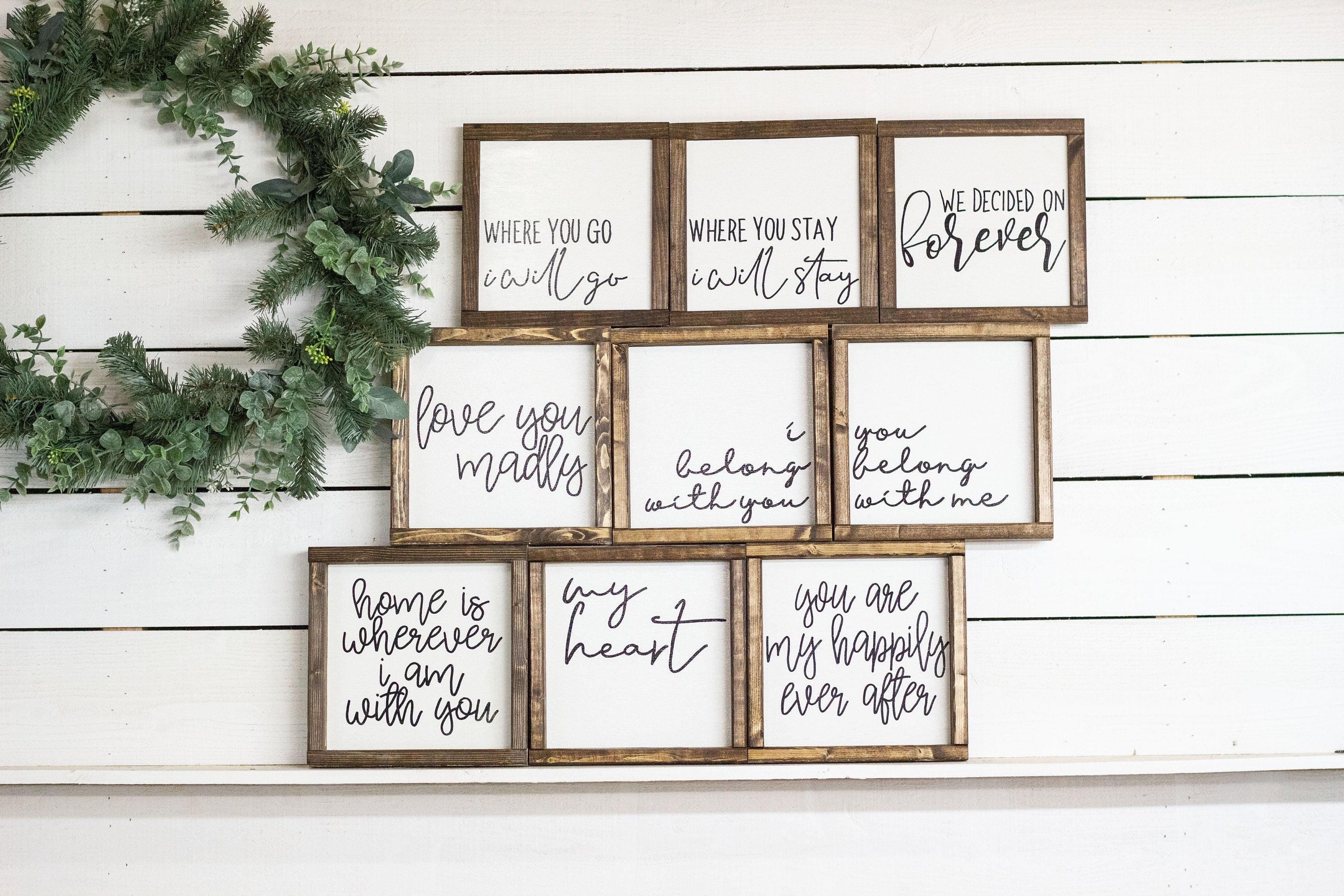 love wood sign - PRHOMZ