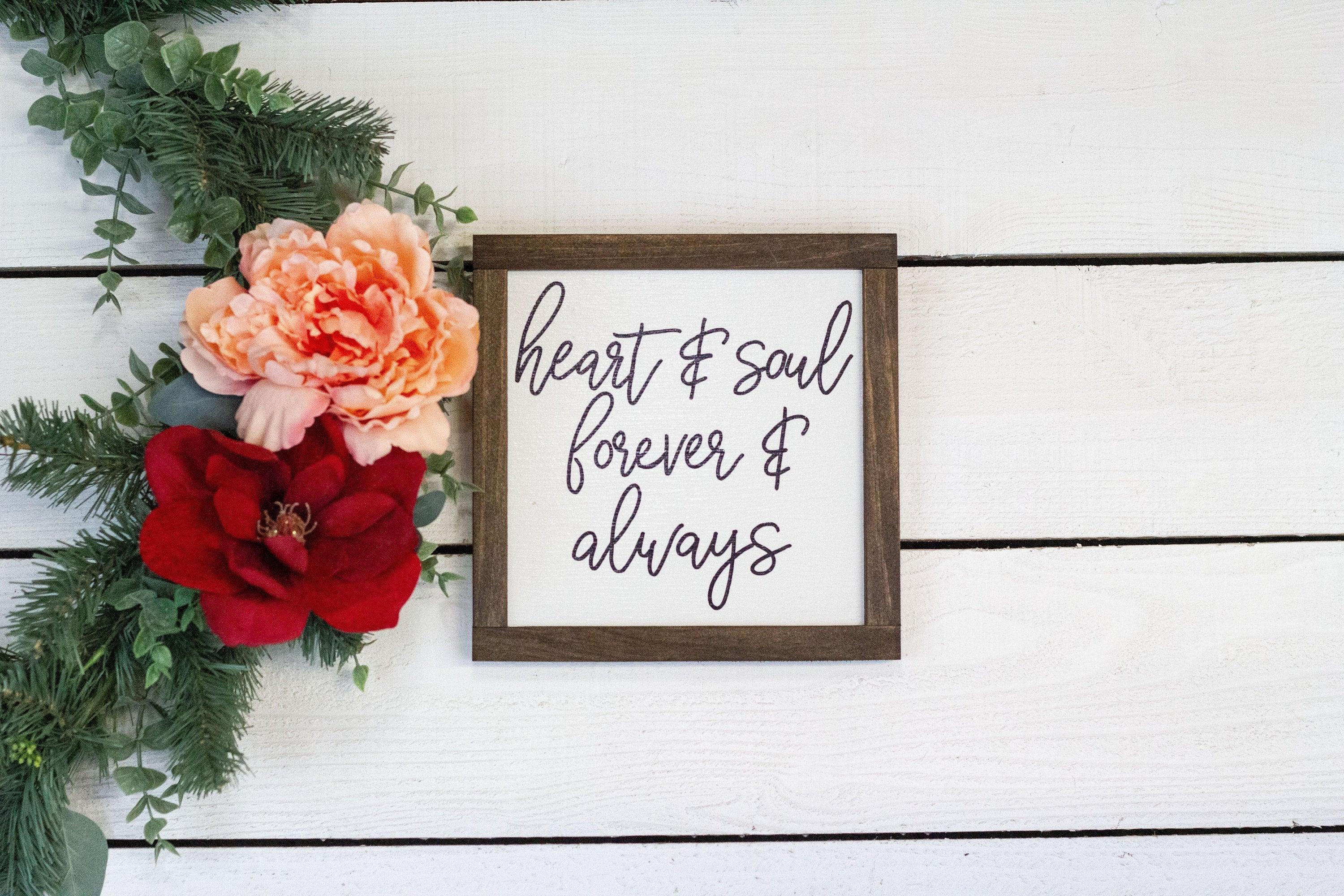 heart + soul forever + always - PRHOMZ