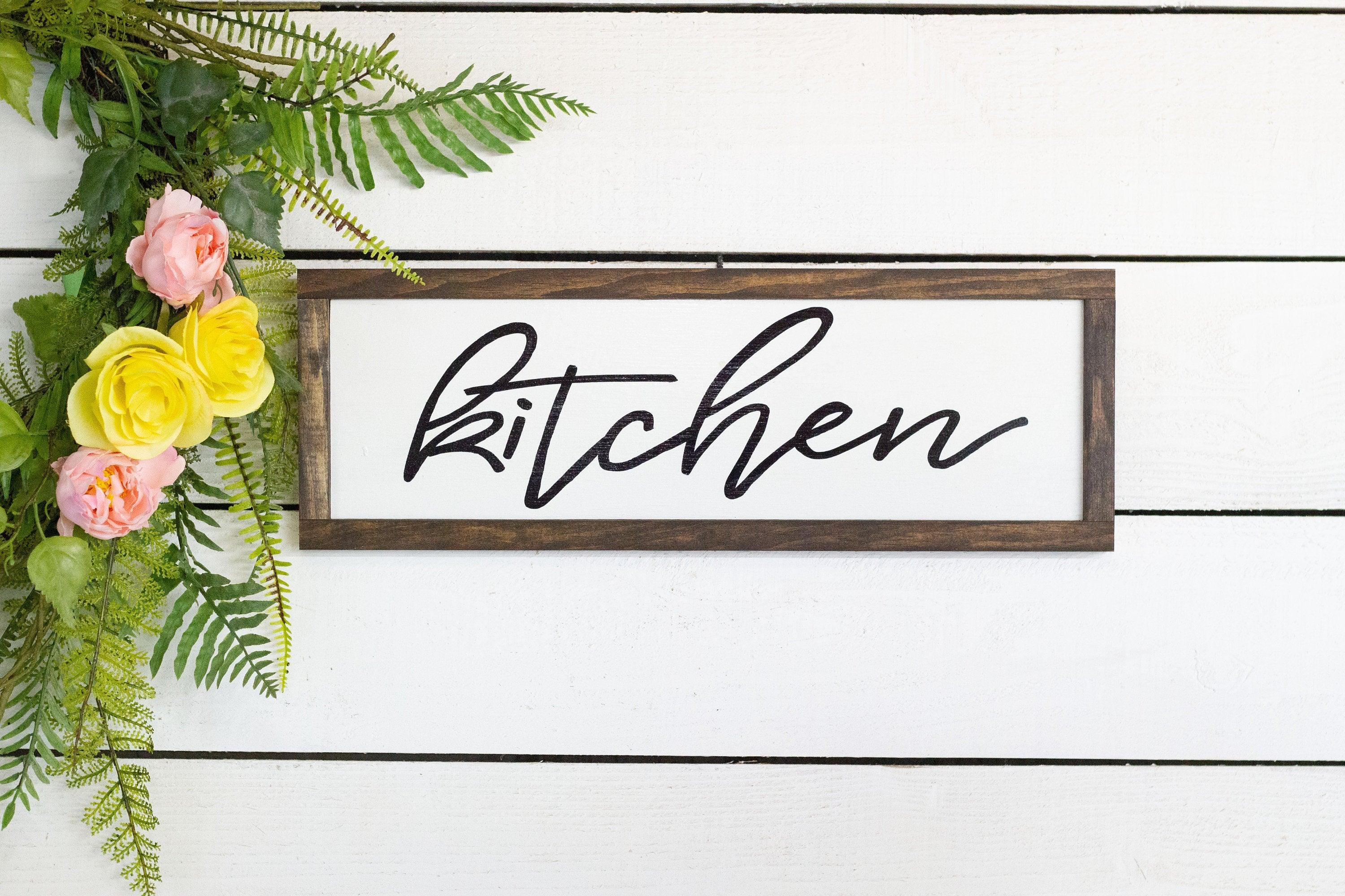 kitchen Wood Sign-0