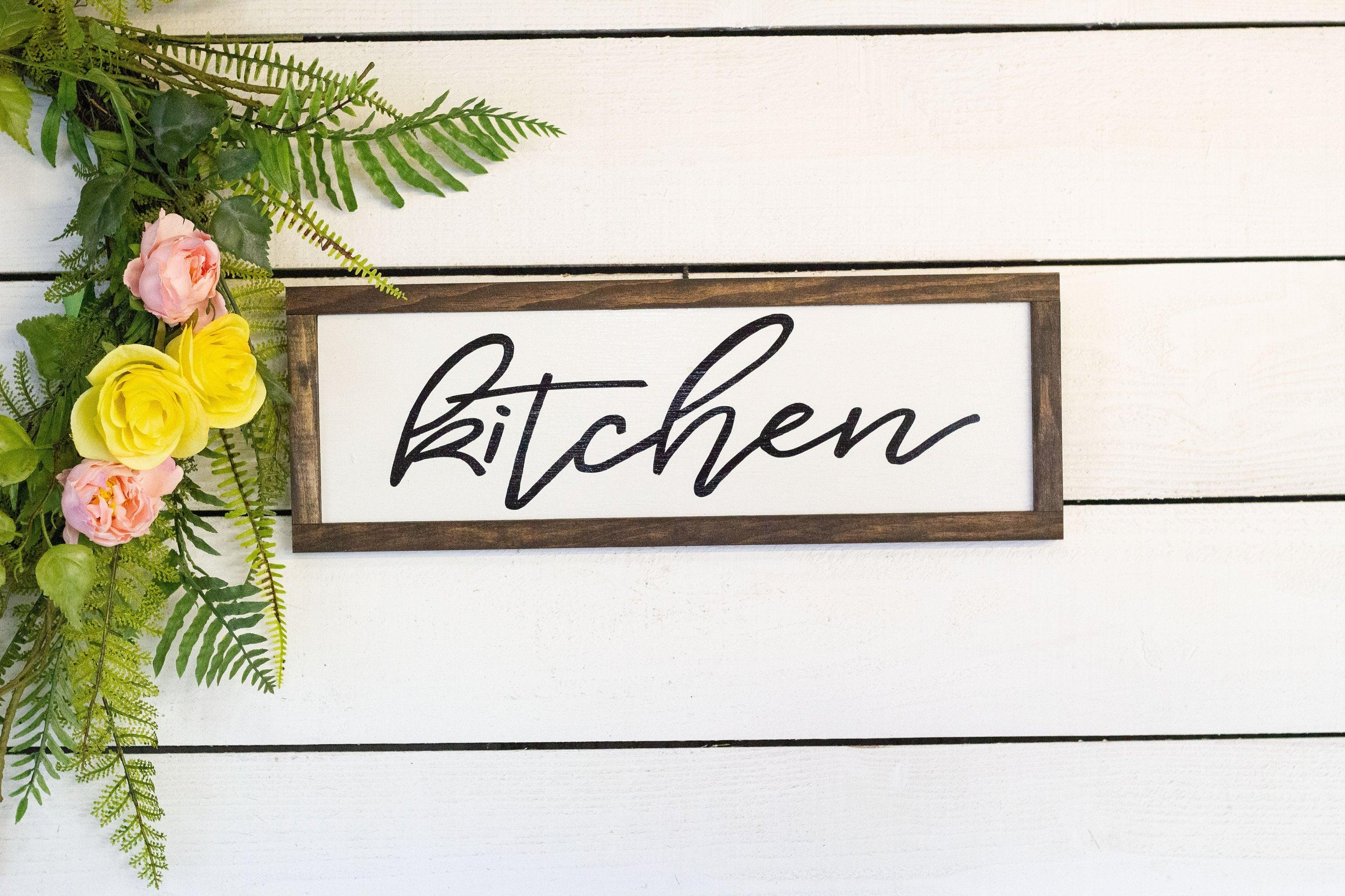 kitchen Wood Sign-1