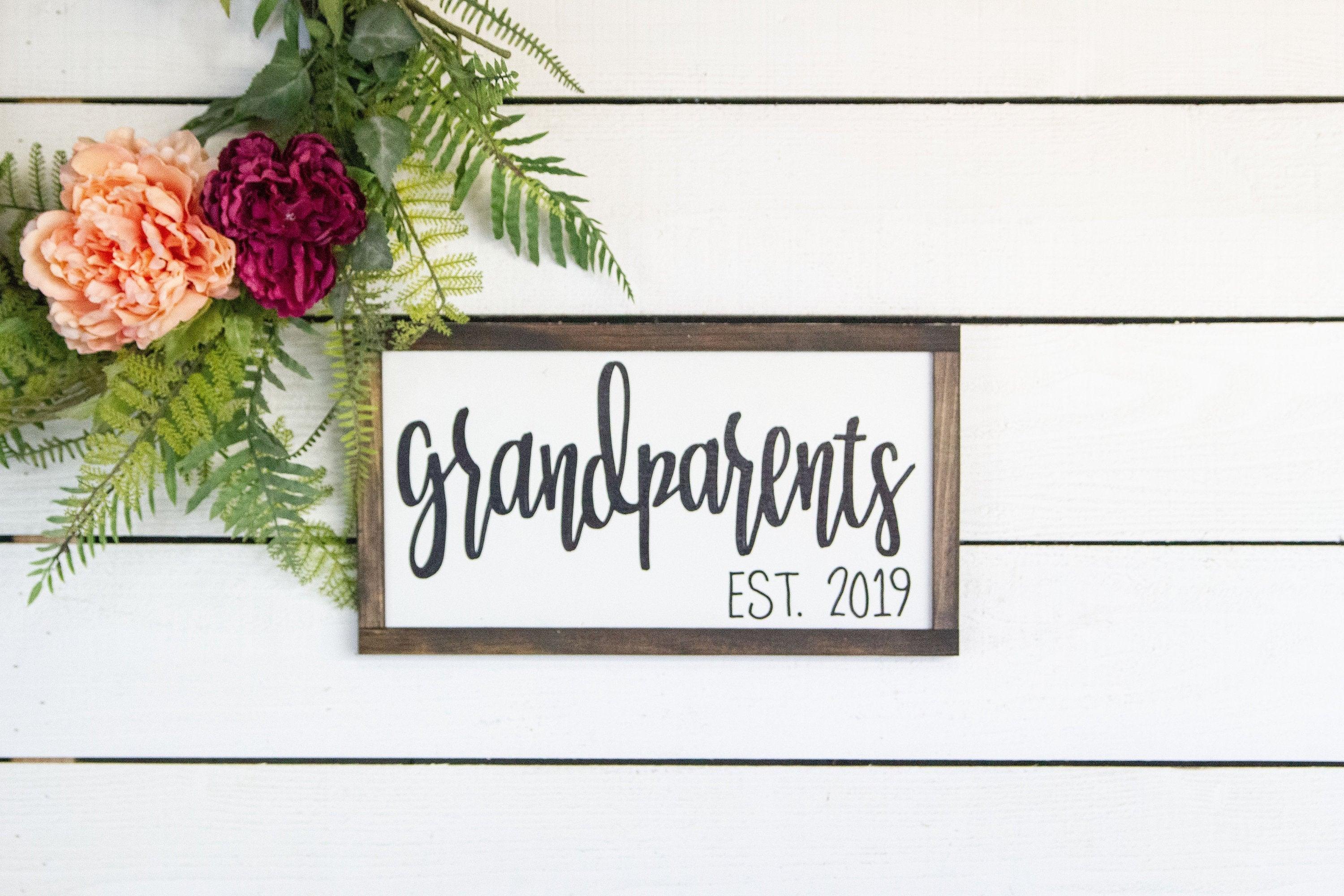 Grandparents Est. Sign - PRHOMZ