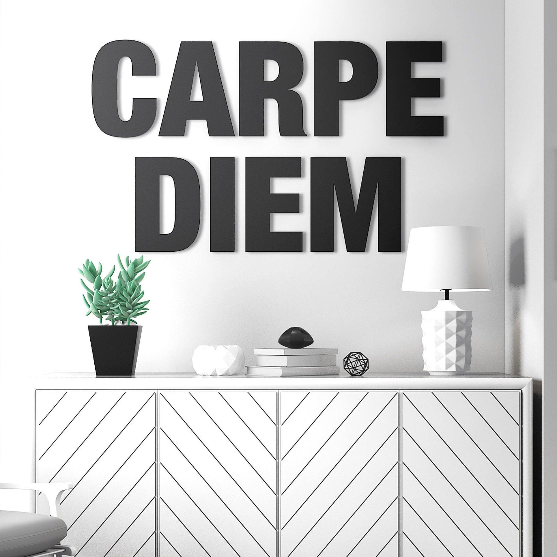 Carpe Diem - 3D Office Wall Decor - PRHOMZ