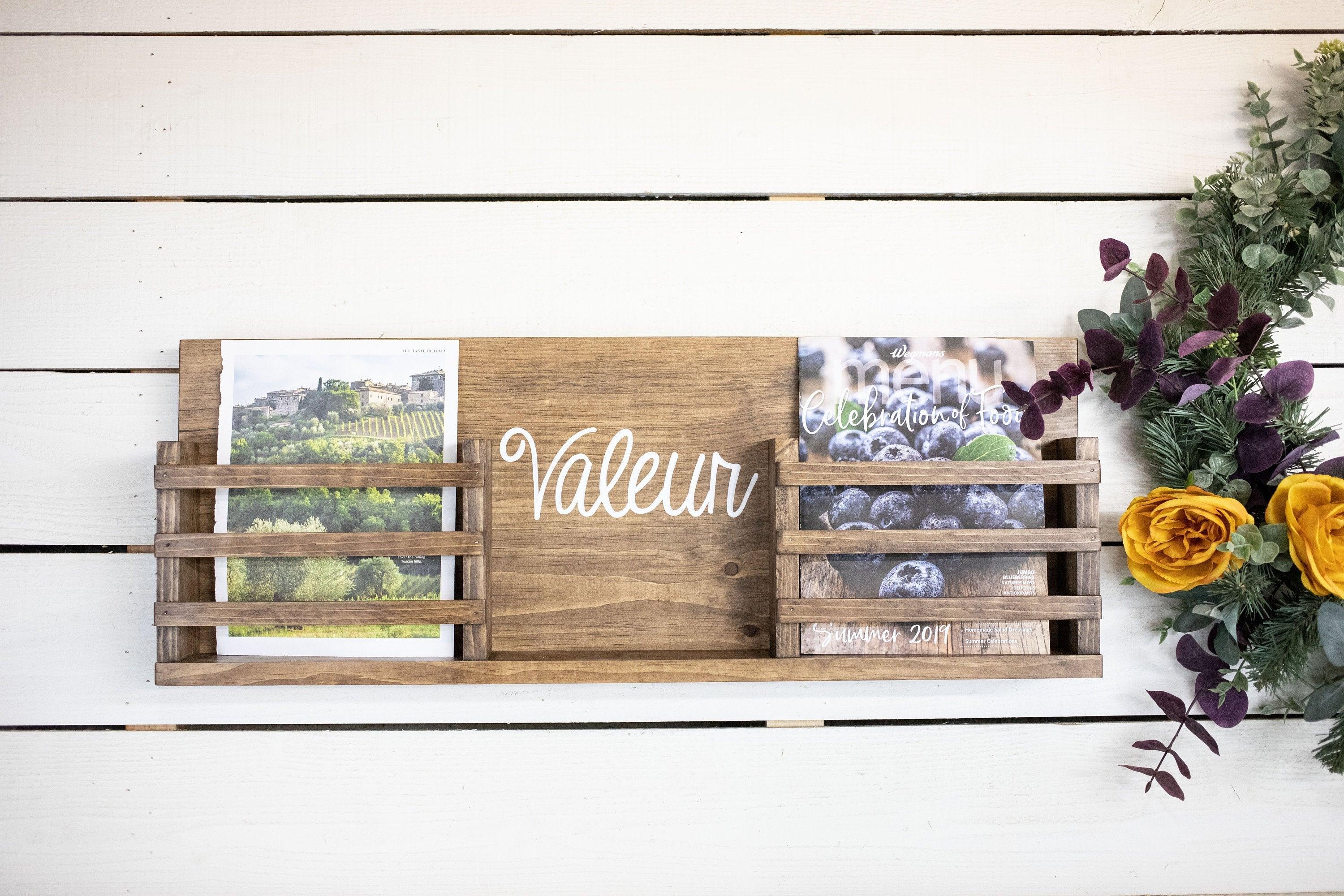 Wall Mount Mail Organizer with Small Shelf-0