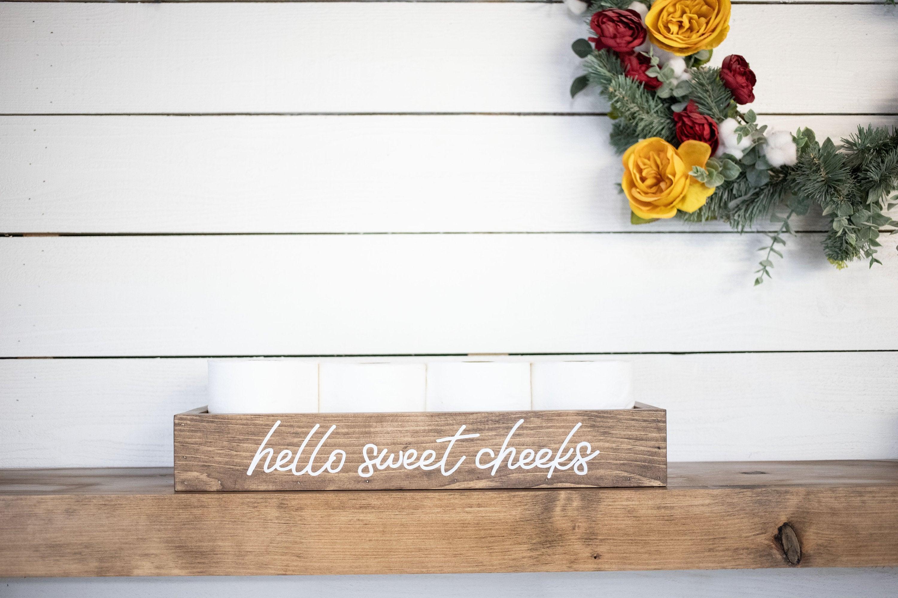 Bathroom Storage Wood Box - PRHOMZ