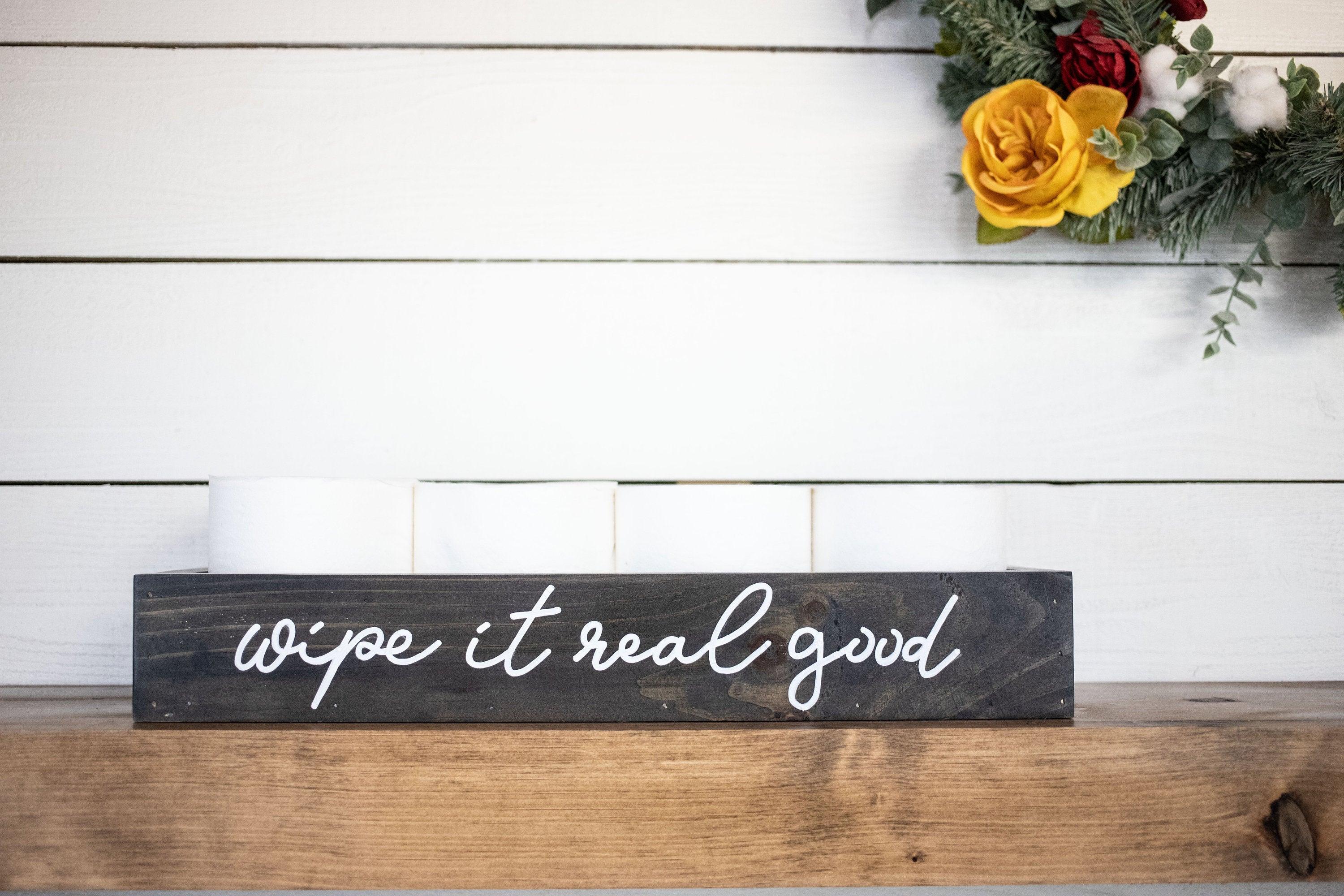 Bathroom Storage Wood Box - PRHOMZ