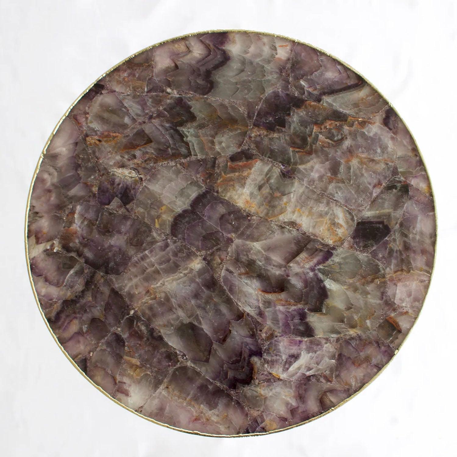 Amethyst Round Coffee/Side Table - PRHOMZ