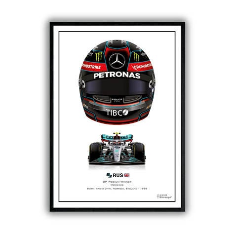 Poster Formel 1 Helme Rennfahrer Gewinner I Deko Print ohne Rahmen-2