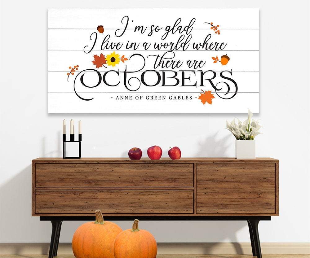 I'm So Glad, Octobers - Canvas