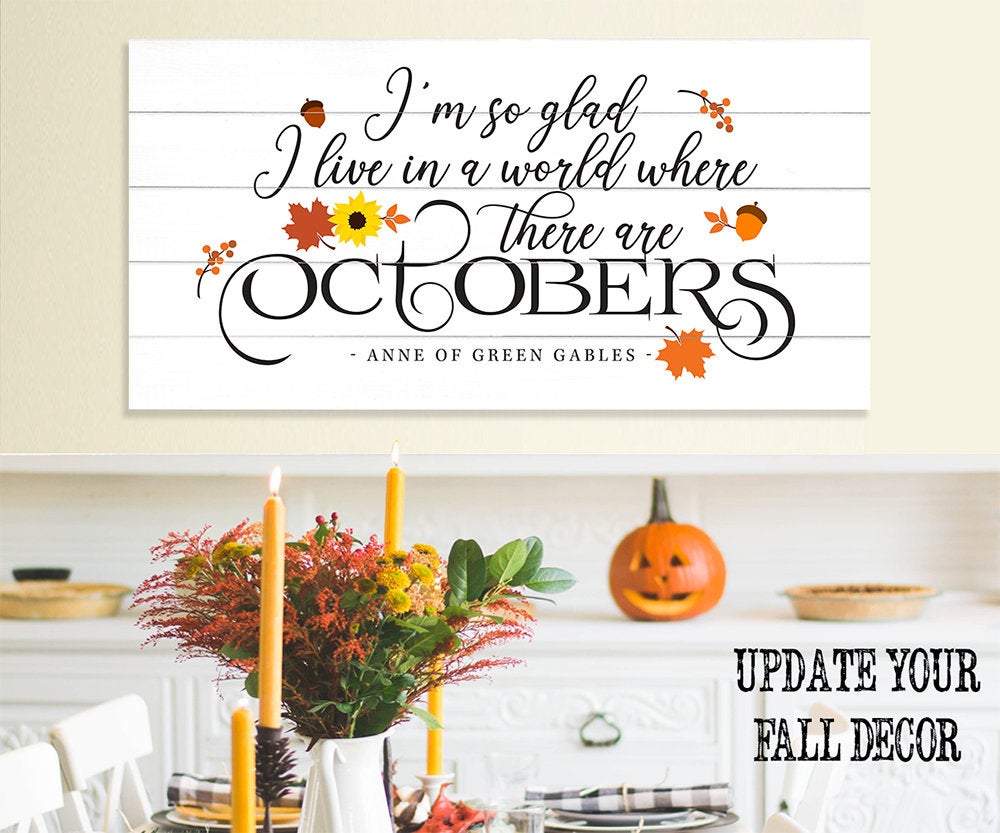 I'm So Glad, Octobers - Canvas