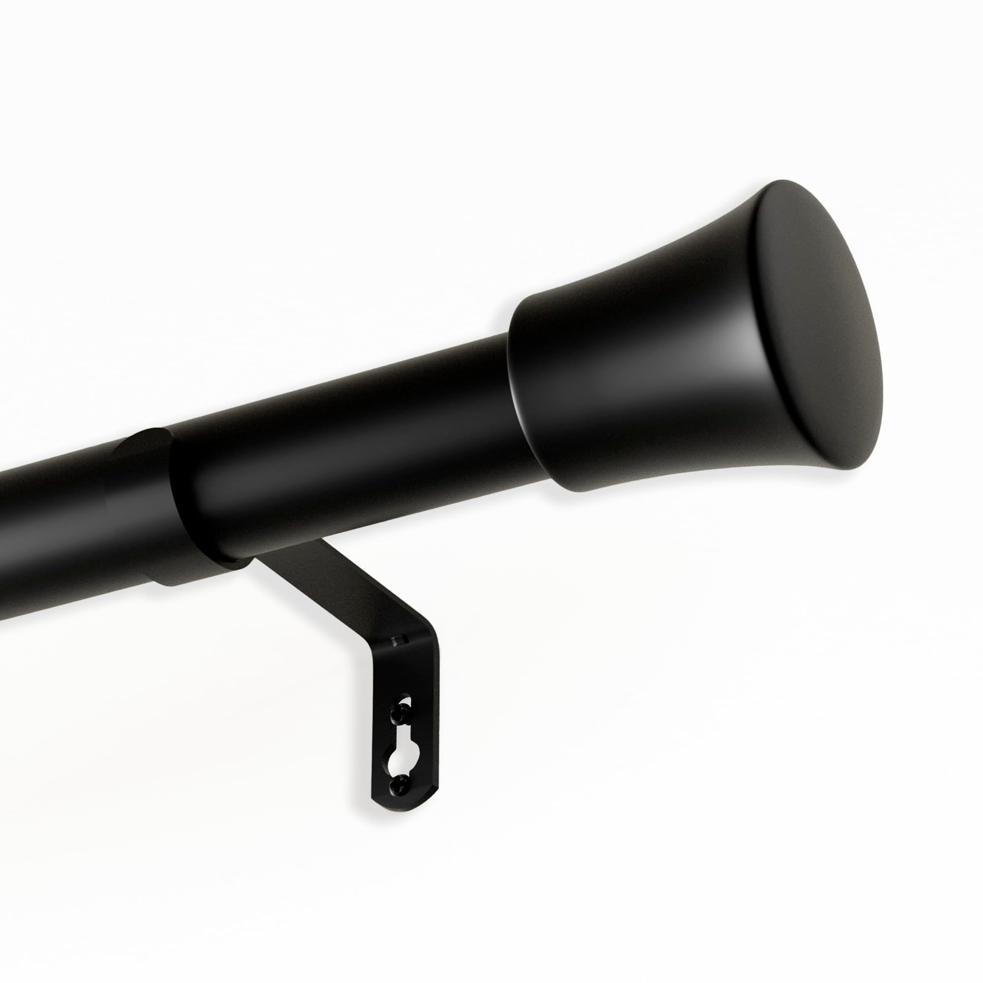 DWCN Heavy Duty Adjustable Curtain Rods-1