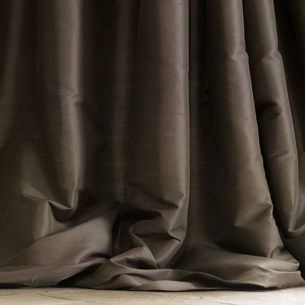 Luxury Raw Silk Pinch Pleated Curtains | OEKO-TEX Certified | Made in UK | Blackout/Light Filtering-2