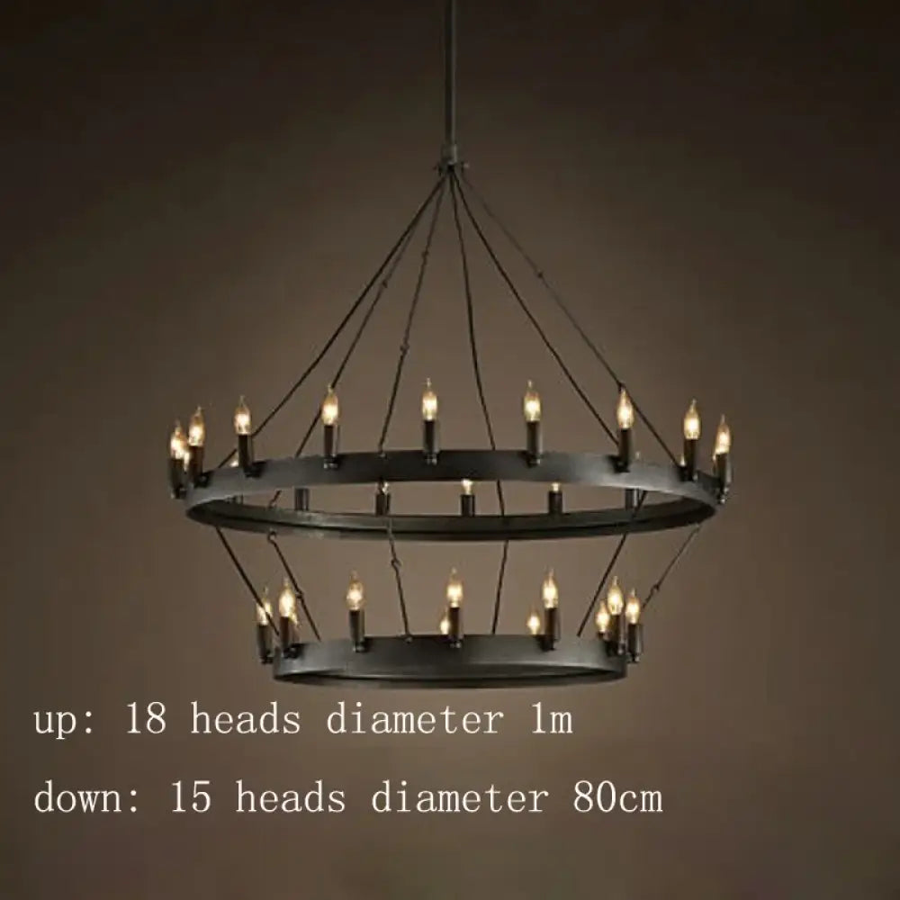 Industrial Vintage Chandelier | Dining Room Home Lighting