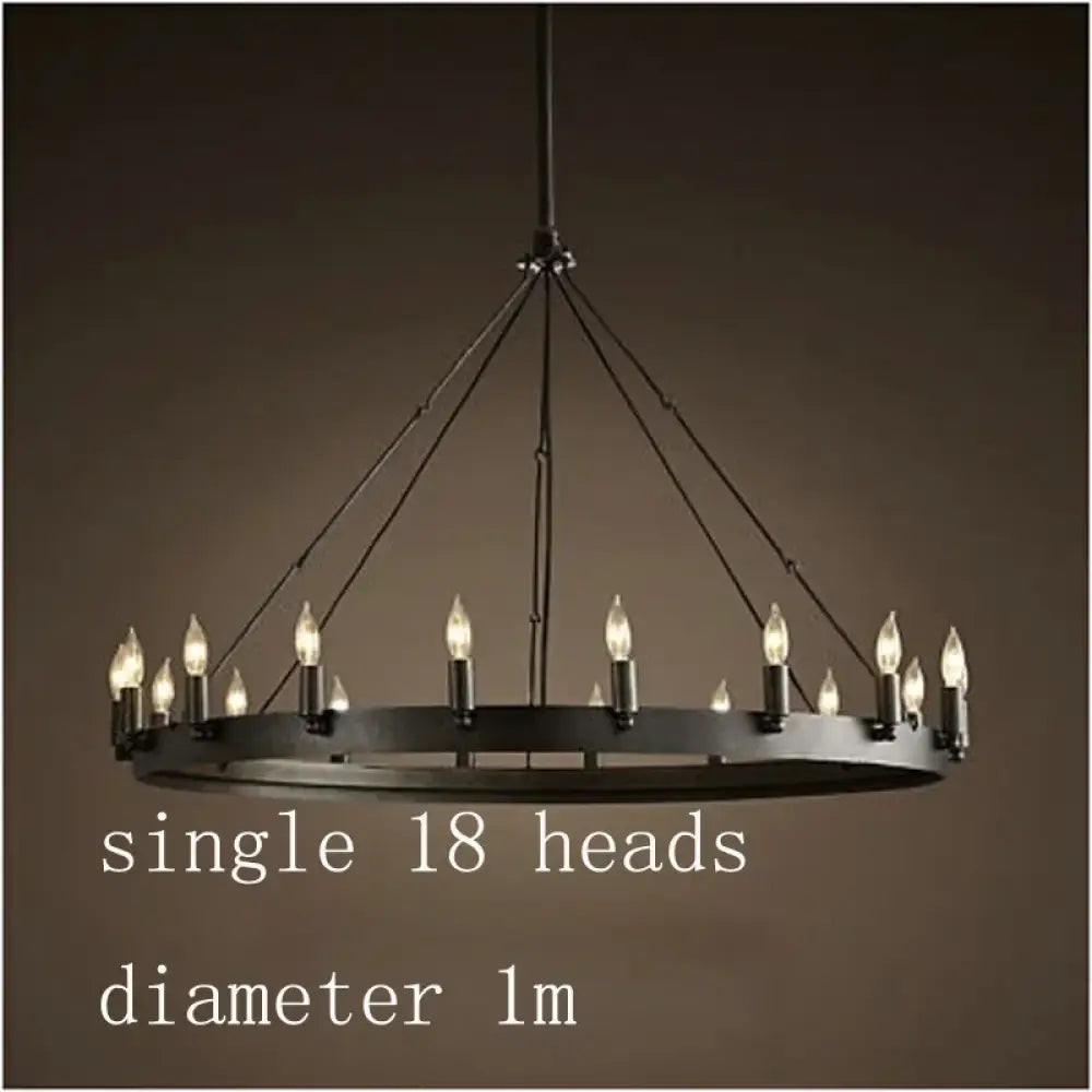 Industrial Vintage Chandelier | Dining Room Home Lighting