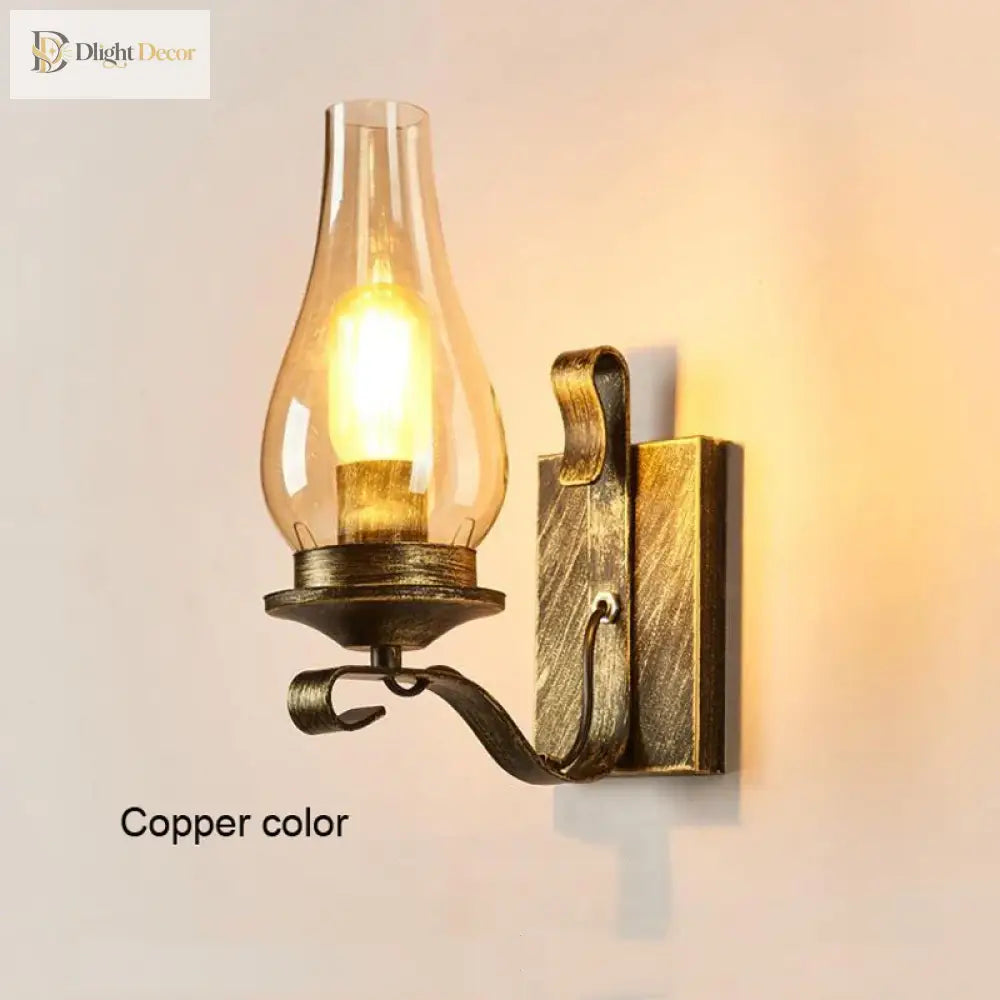 Industrial Wall Sconce | Bedroom & Hallway Home Lighting