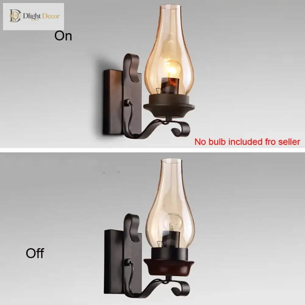 Industrial Wall Sconce | Bedroom & Hallway Home Lighting